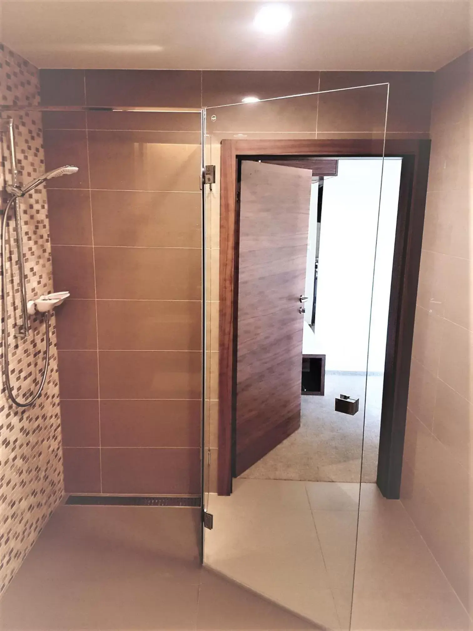 King Room with Roll-In Shower - single occupancy - Disability Access in Pension Laa Natura King Room with Roll-In Shower - single occupancy - Disability Access in Pension Laa Natura
