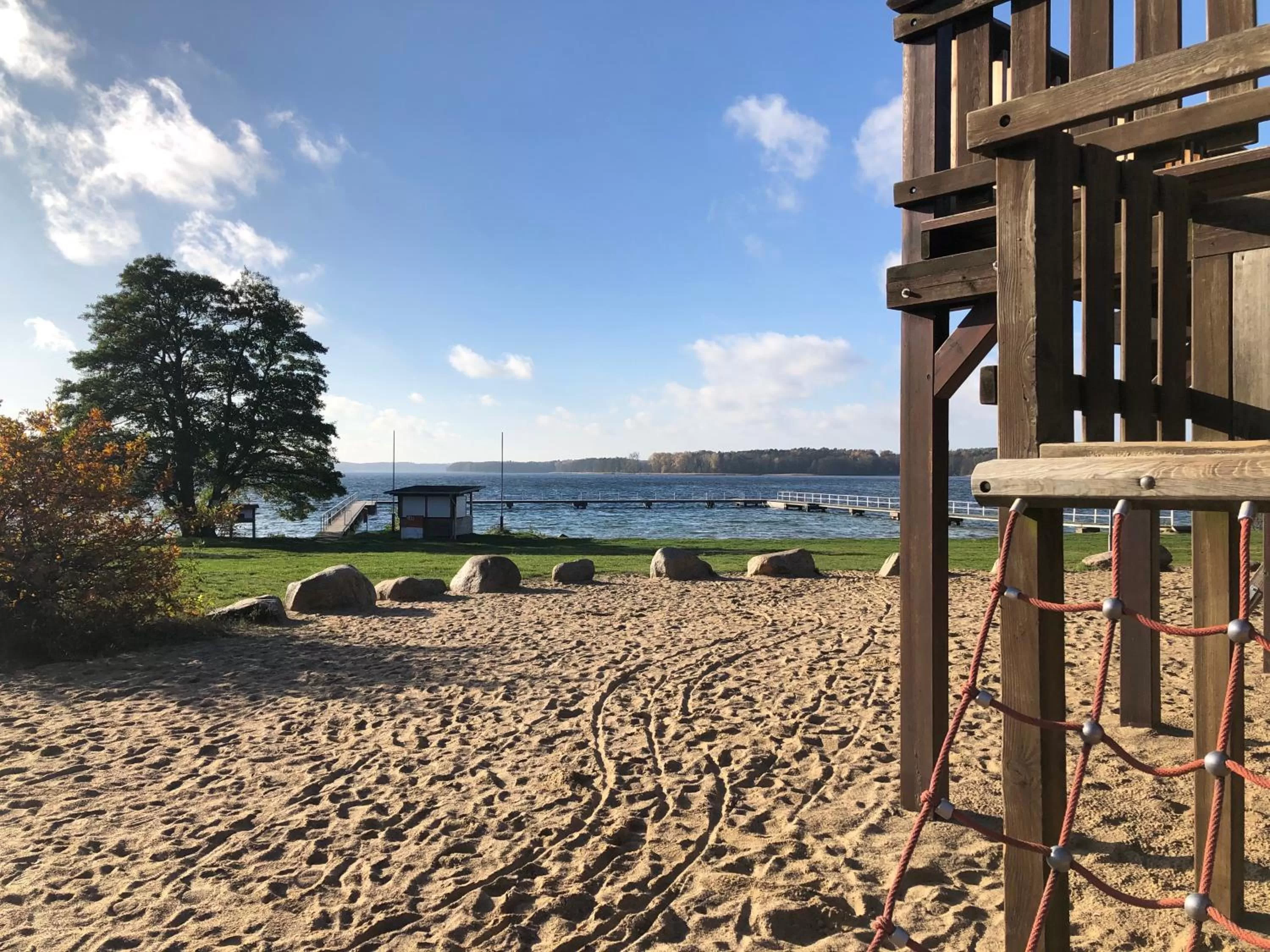Children play ground in seezeit-resort am Werbellinsee
