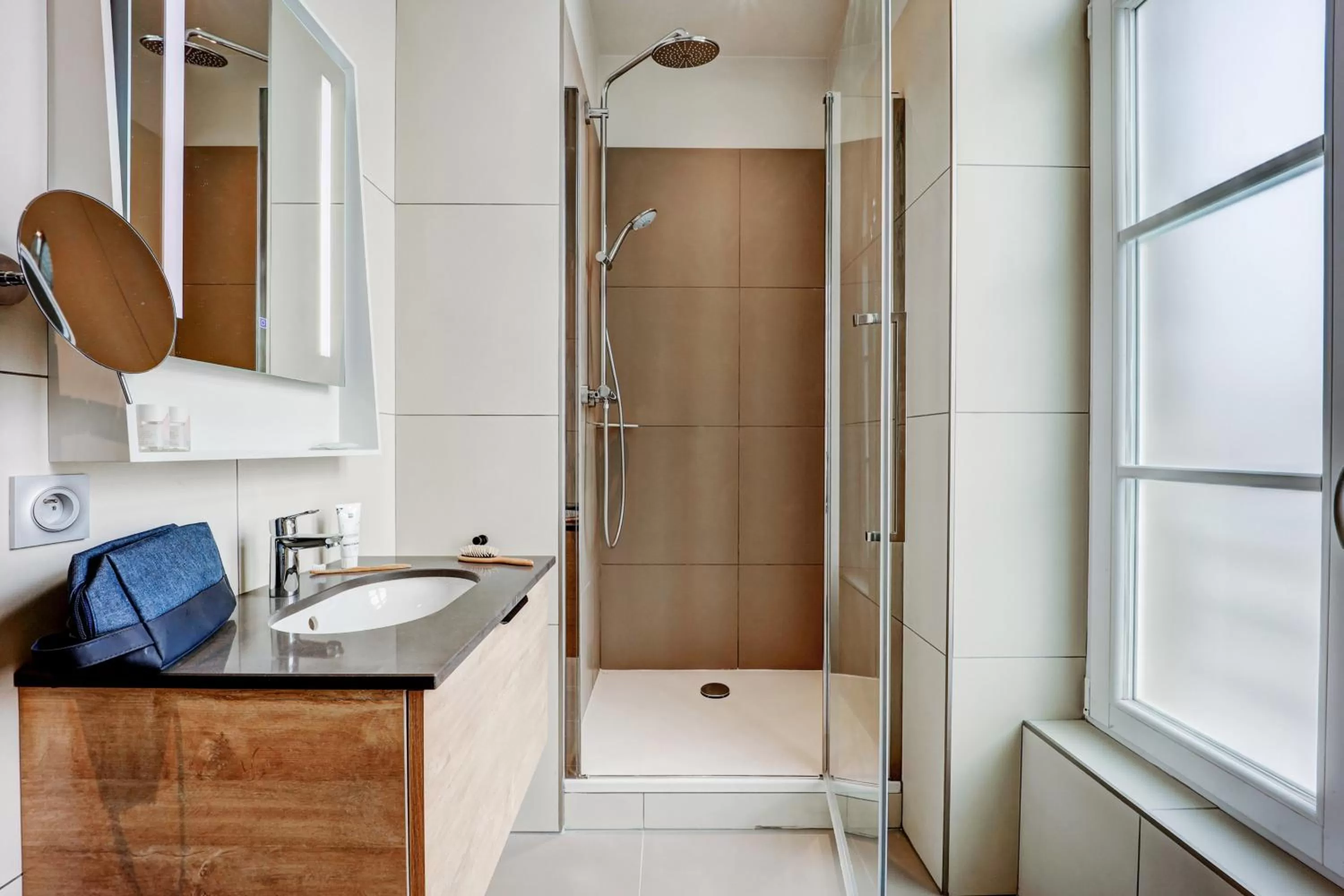 Shower in Résidence Pierre & Vacances Premium Presqu'Ile de la Touques