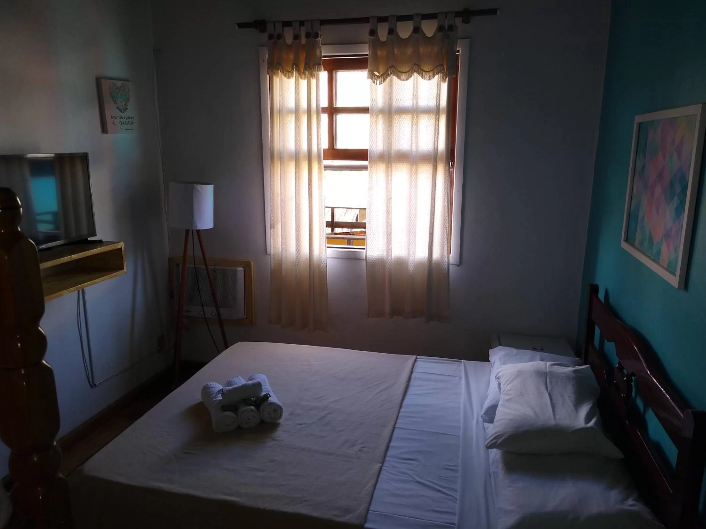 Bed in Pousada Beluga