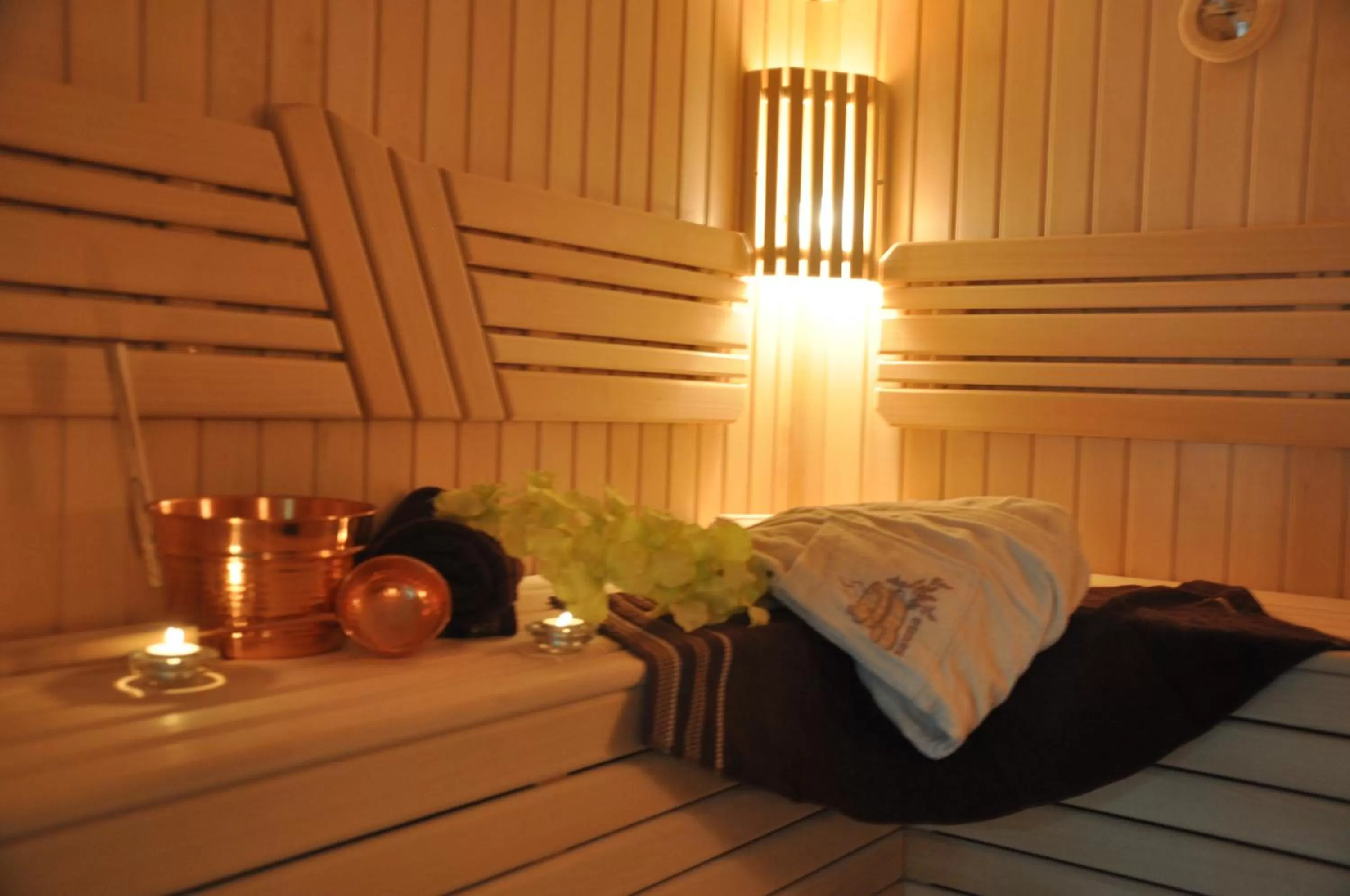 Sauna in Hotel Villa Natali