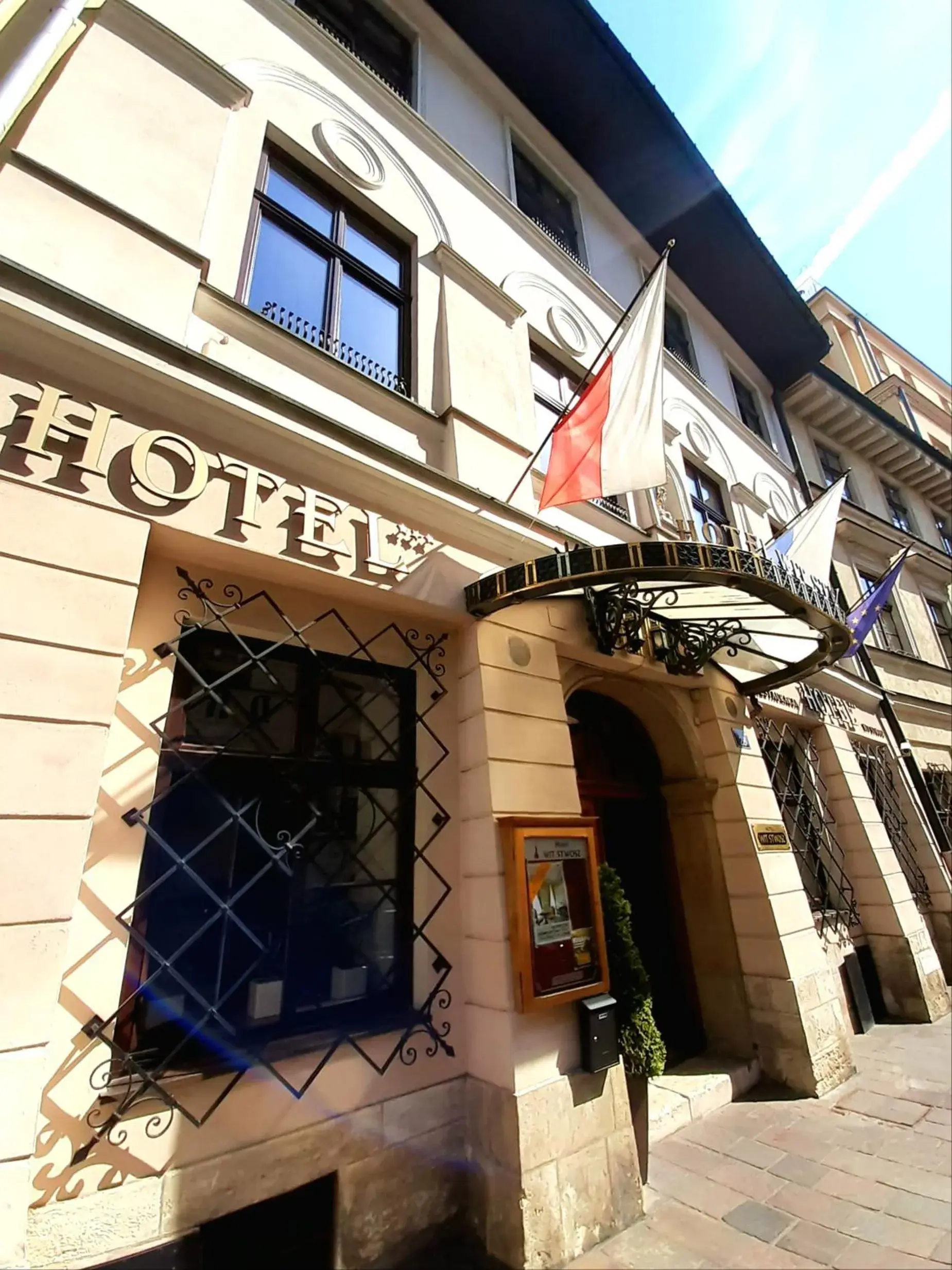 Facade/entrance, Property Building in Hotel Wit Stwosz