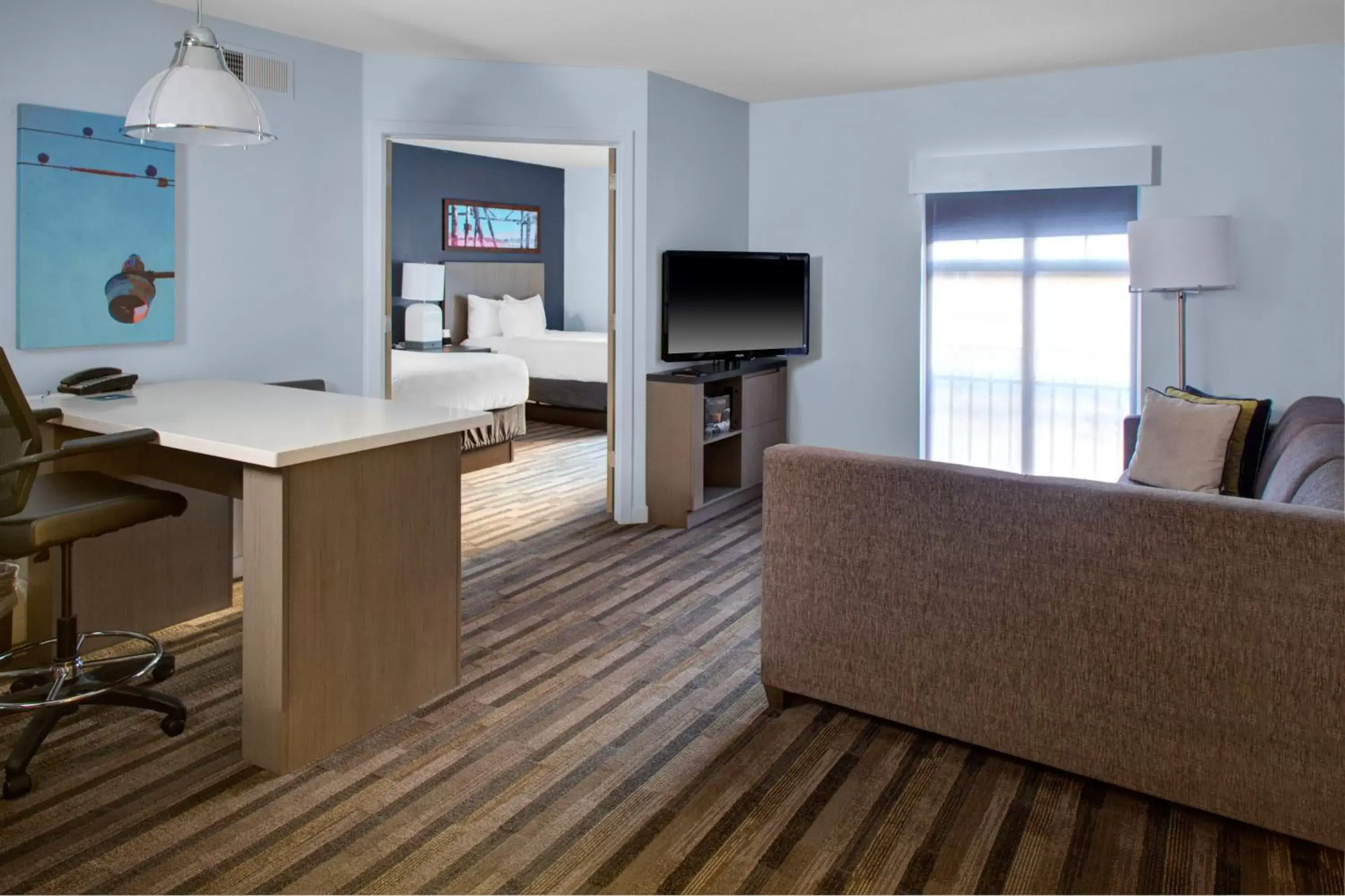 One-Bedroom Suite with Two Double Beds in Hyatt House Philadelphia/Plymouth Meeting