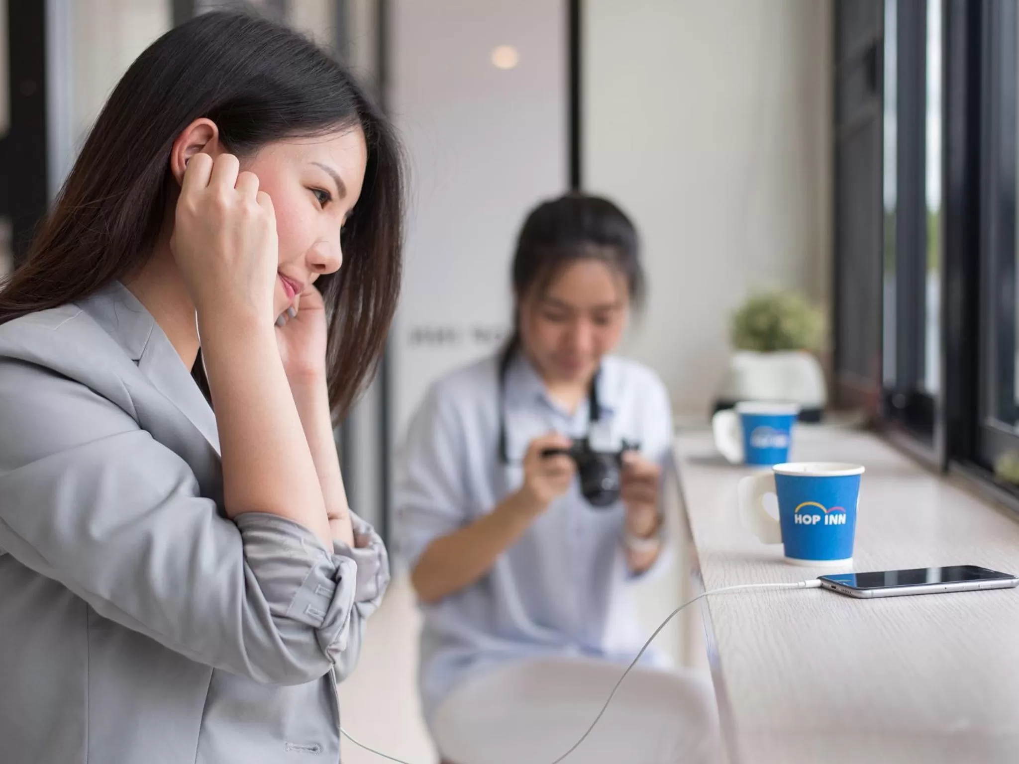Lobby or reception in HOP INN Chiang Mai Airport