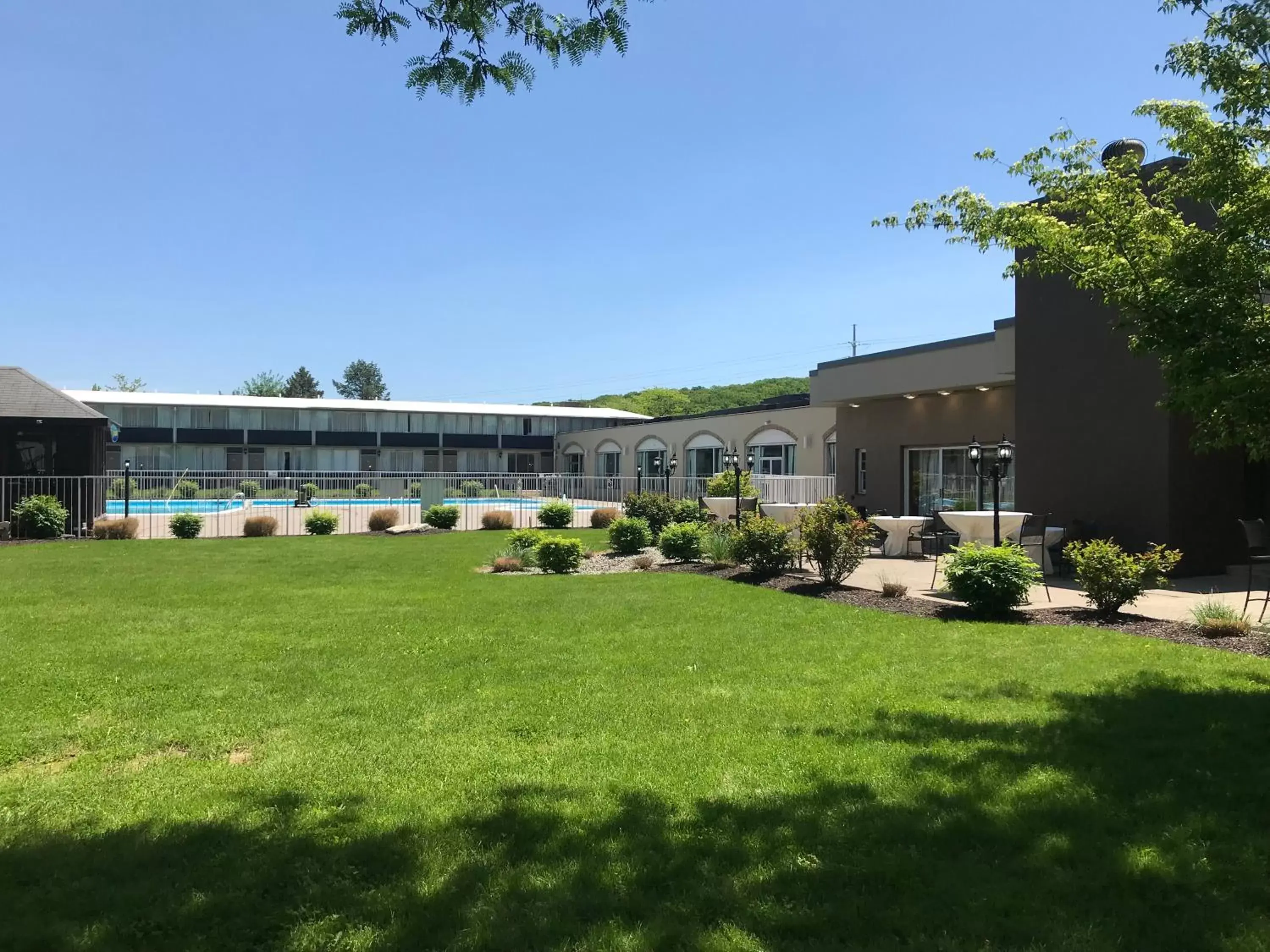 Pool view, Property Building in SureStay Plus Hotel by Best Western Lehigh Valley
