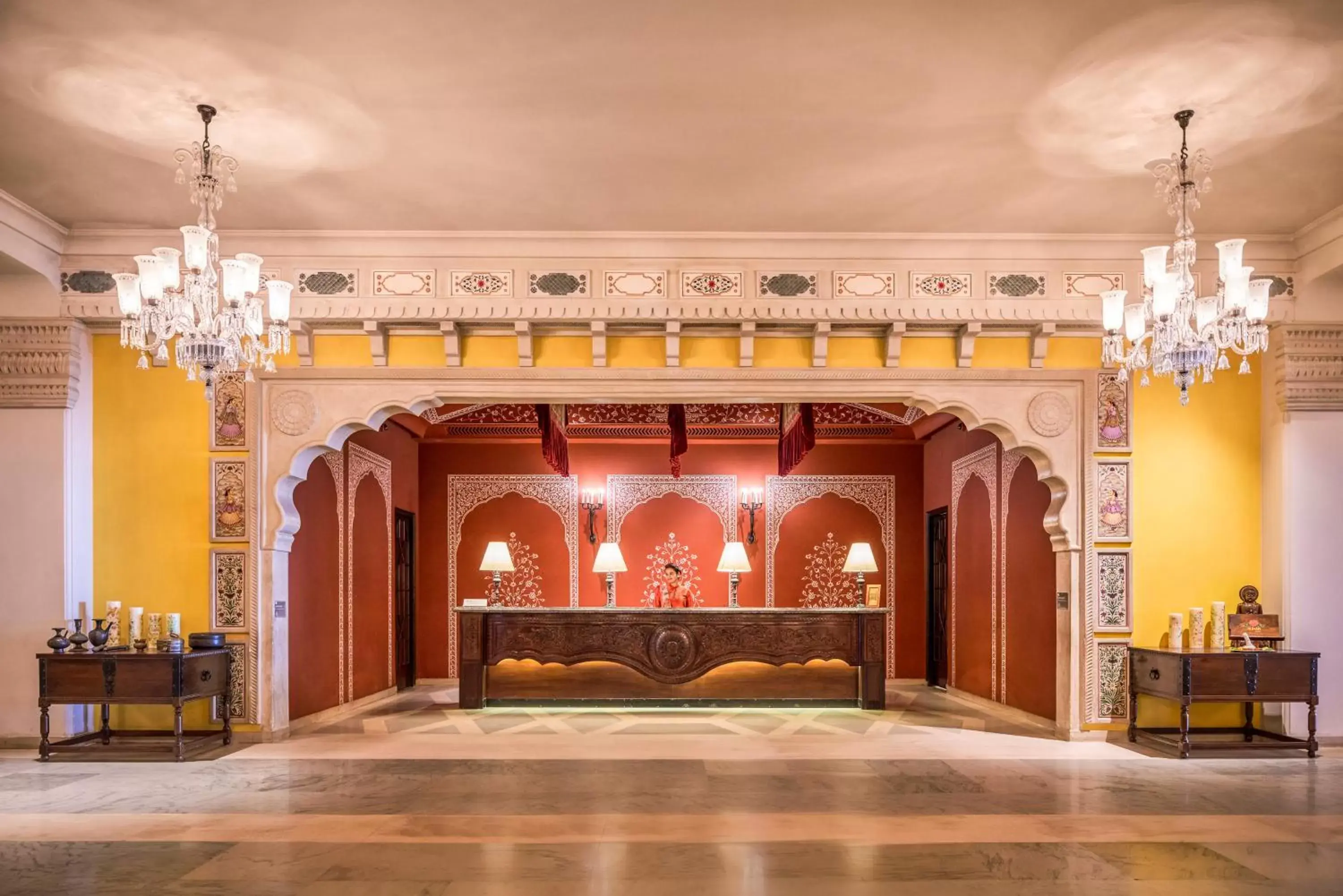 Lobby or reception in Fairmont Jaipur