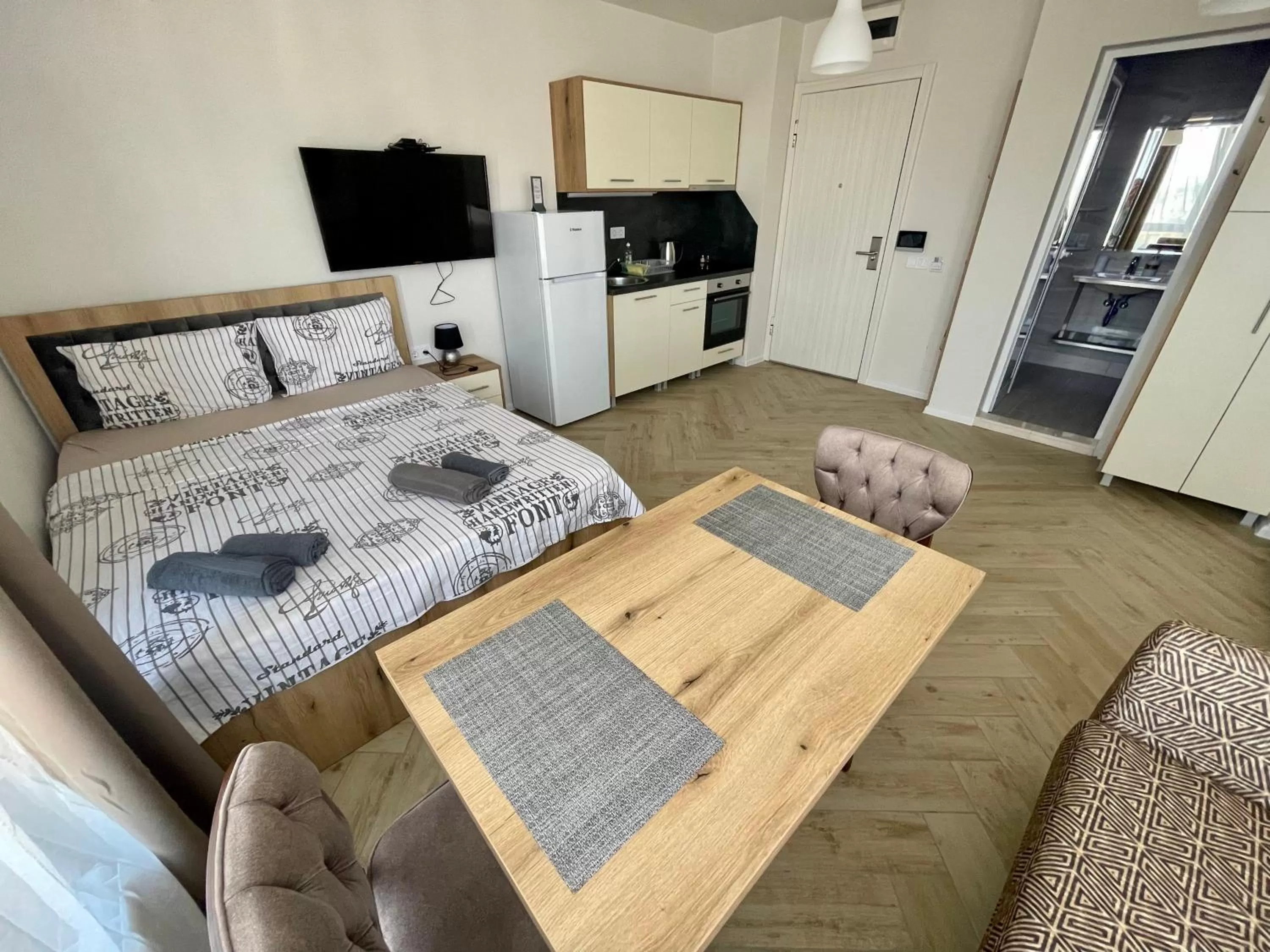 Bed in WOW Apartments