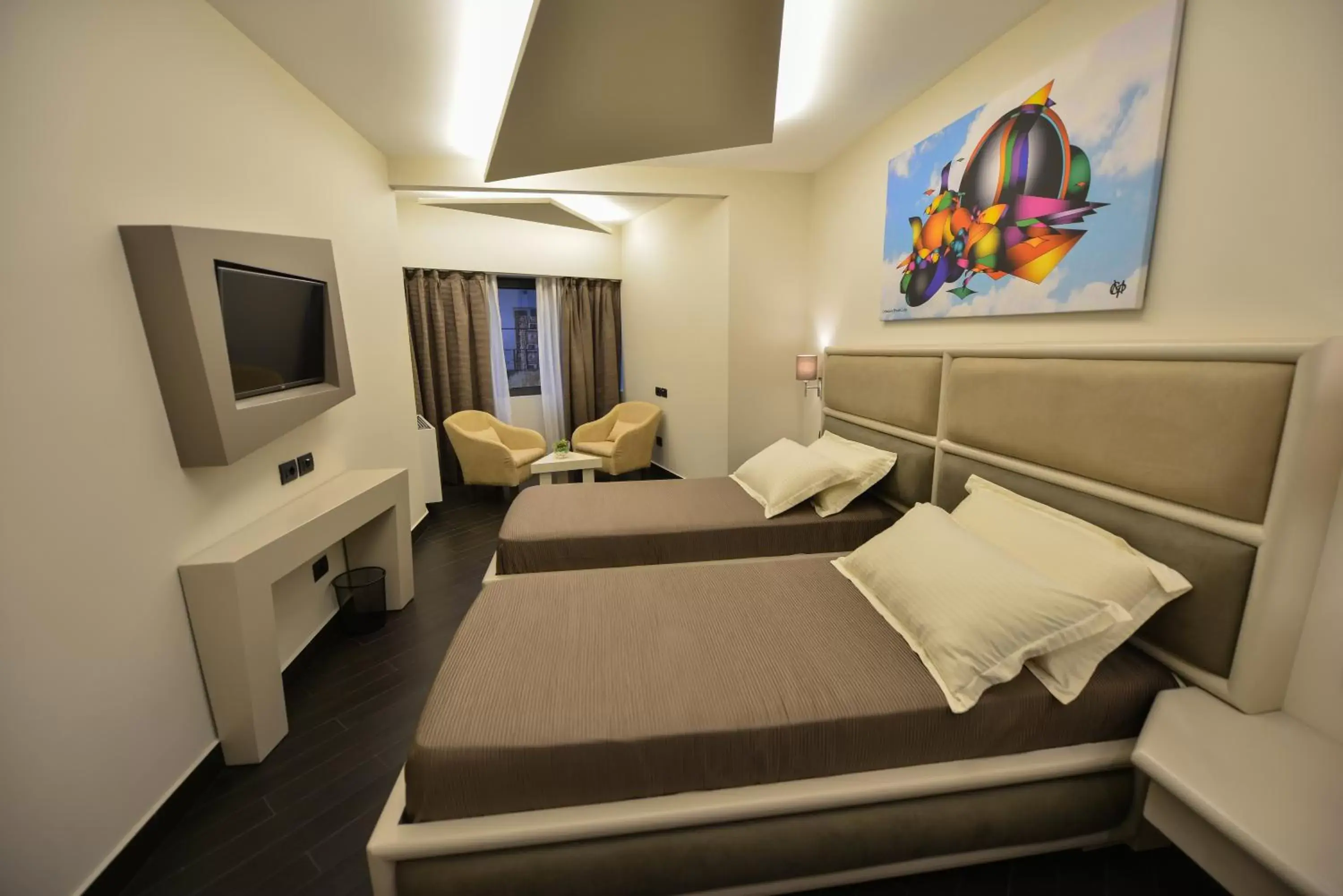 Twin Room in Petit Hotel Elita Twin Room in Petit Hotel Elita