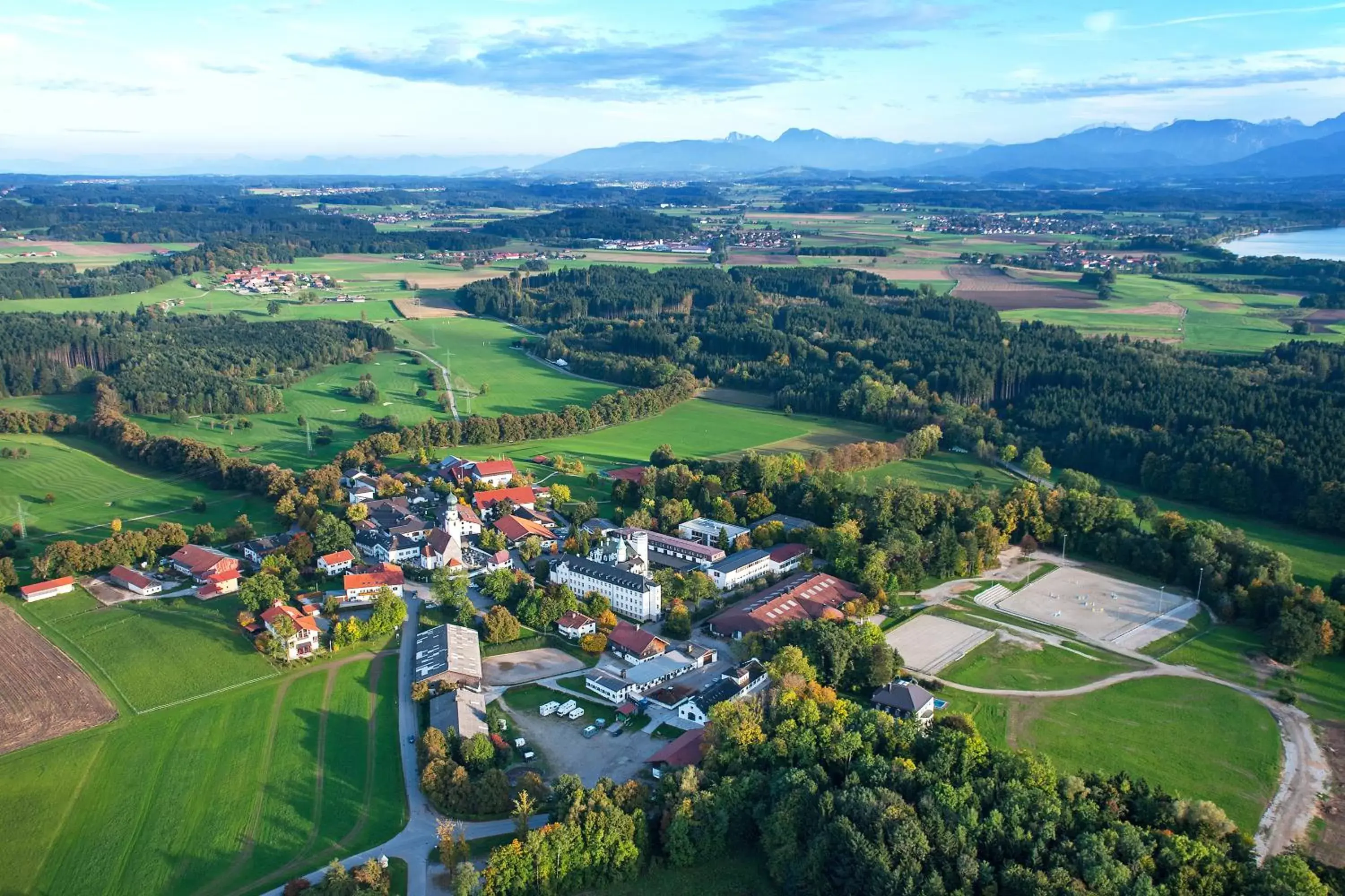 Bird's eye view, Bird's-eye View in Hotel Gut Ising