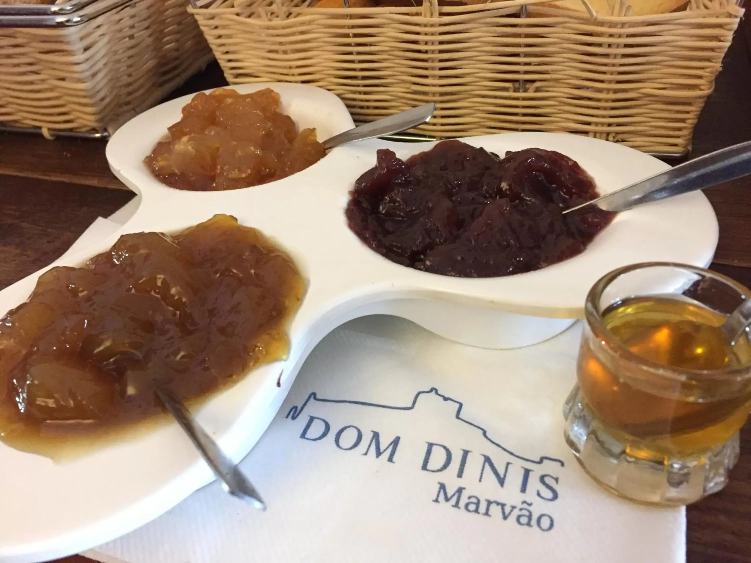 Continental breakfast in Dom Dinis Marvão