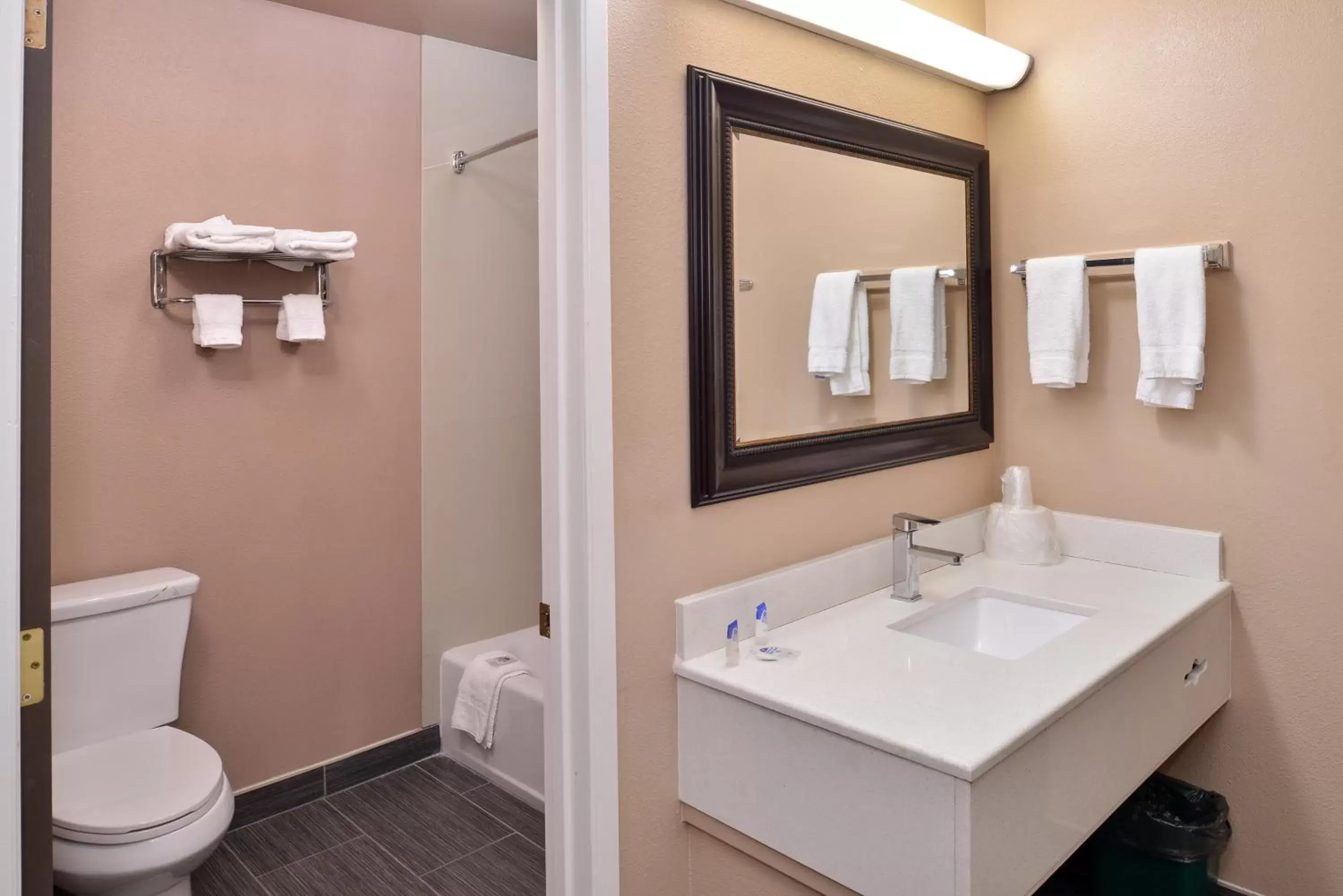 Shower, Bathroom in Americas Best Value Inn & Suites Madera