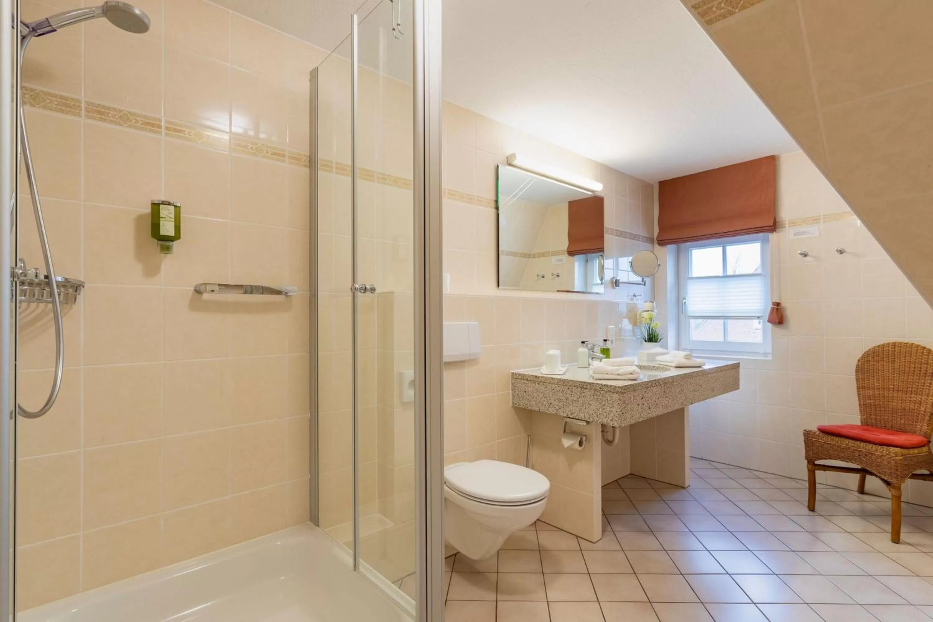 Shower in Hotel Landhaus Ellerbrock