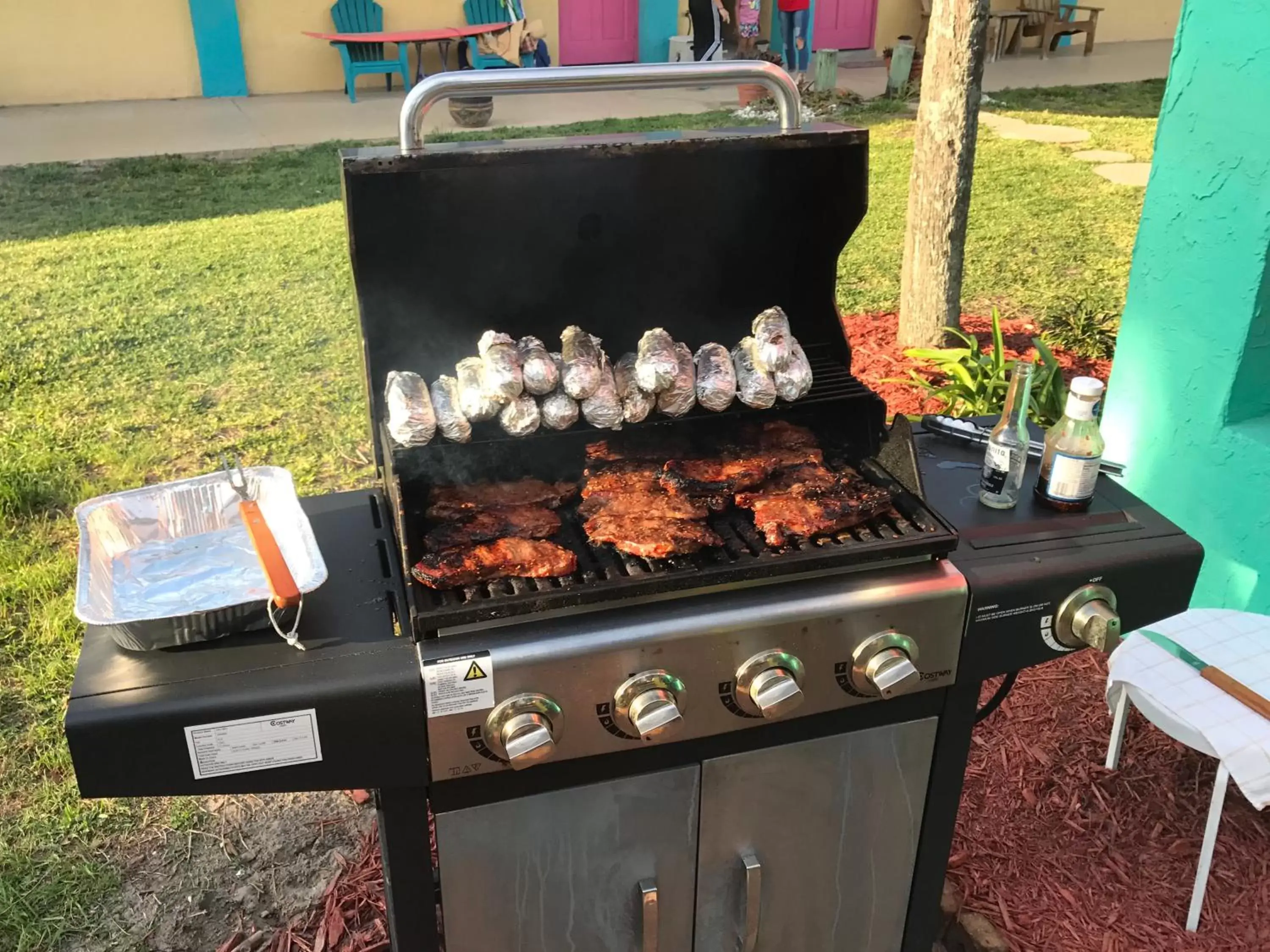 Food close-up, BBQ Facilities in South Beach Inn - Cocoa Beach