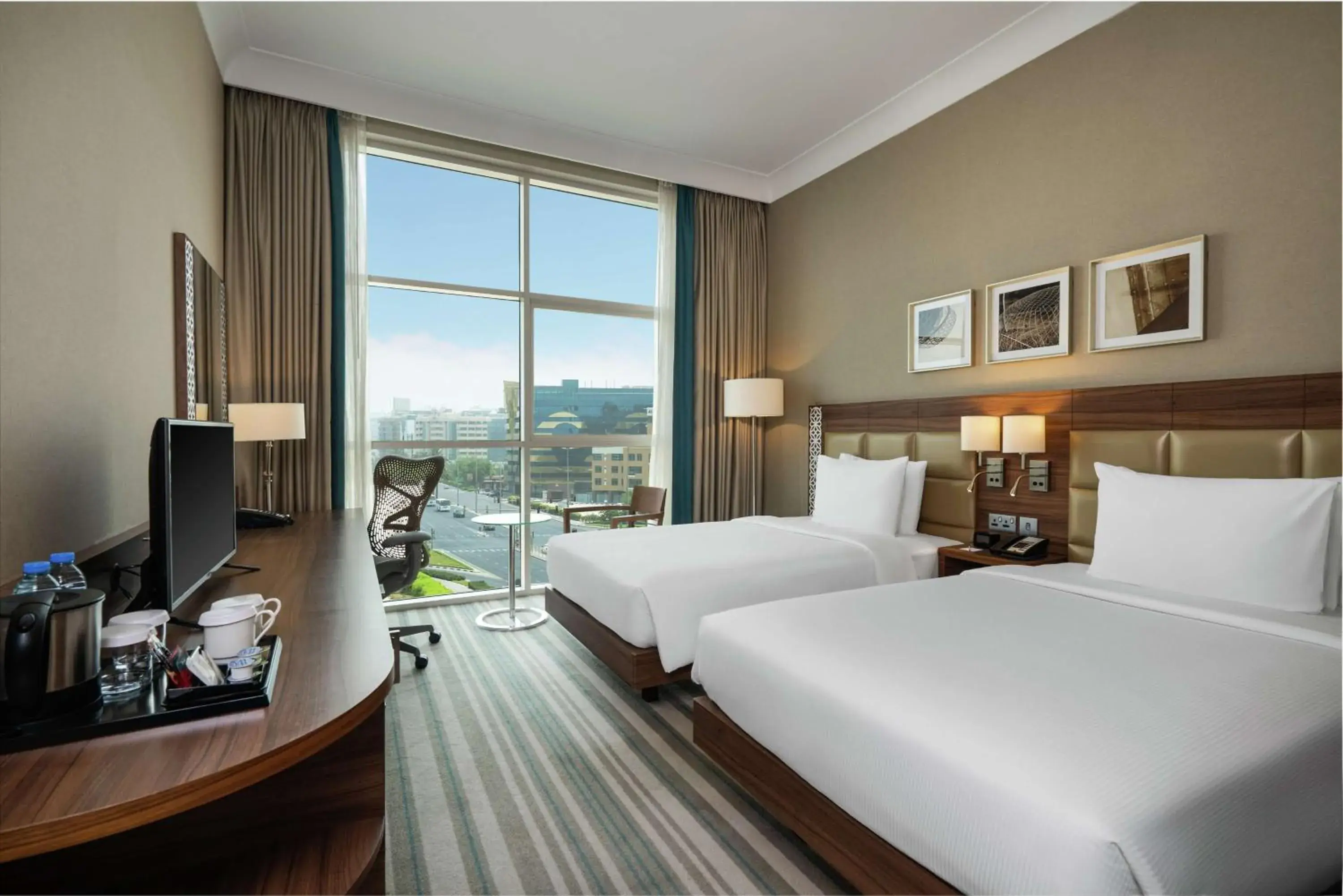 Bedroom in Hilton Garden Inn Dubai Al Mina - Jumeirah
