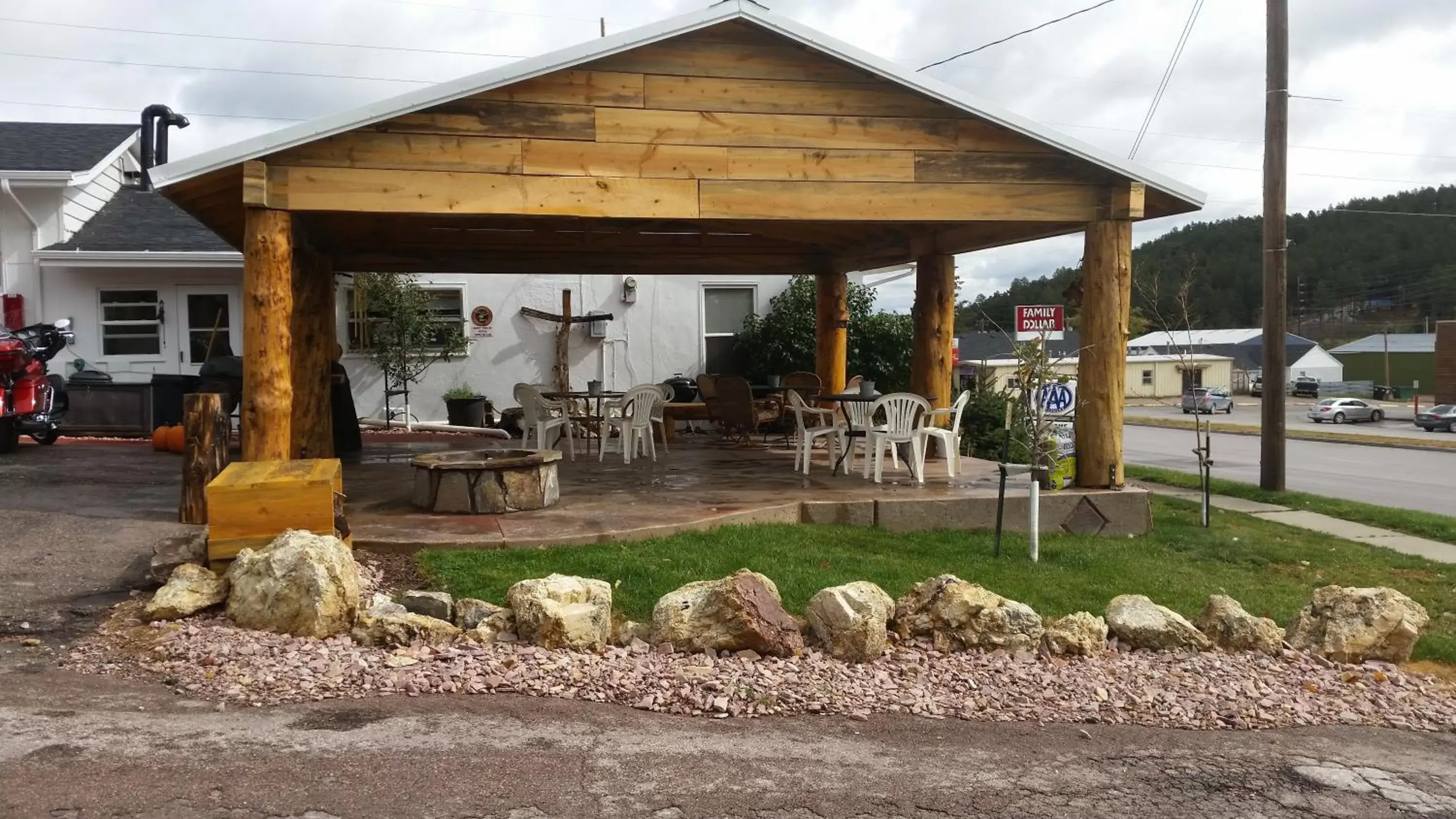 Patio in Rocket Motel