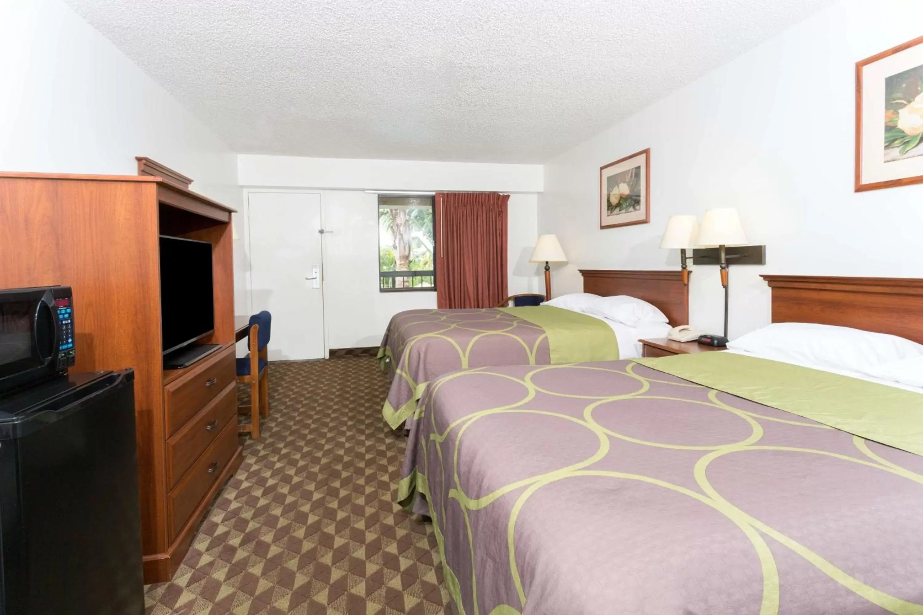 Queen Room with Two Queen Beds - Non-Smoking in Super 8 by Wyndham Riviera Beach West Palm Beach