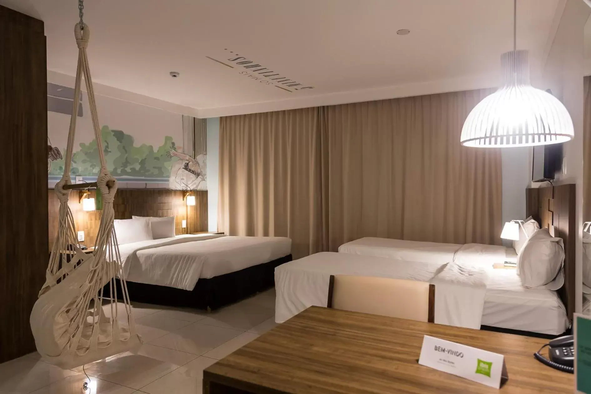 Bedroom, Bed in ibis Styles Ribeirao Preto Maurilio Biagi