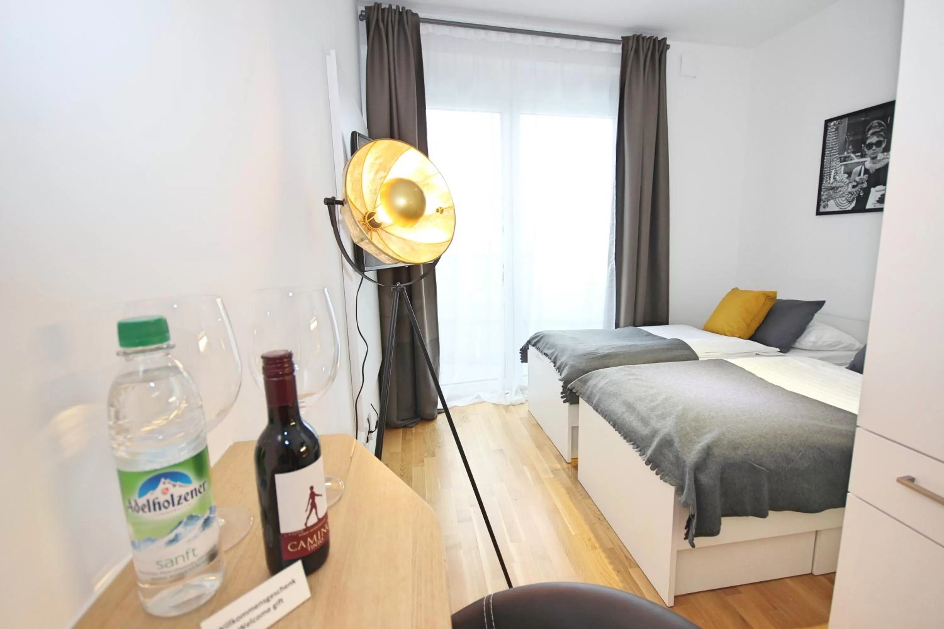 Photo of the whole room, Bed in Aparthotel my room - Messe Munich