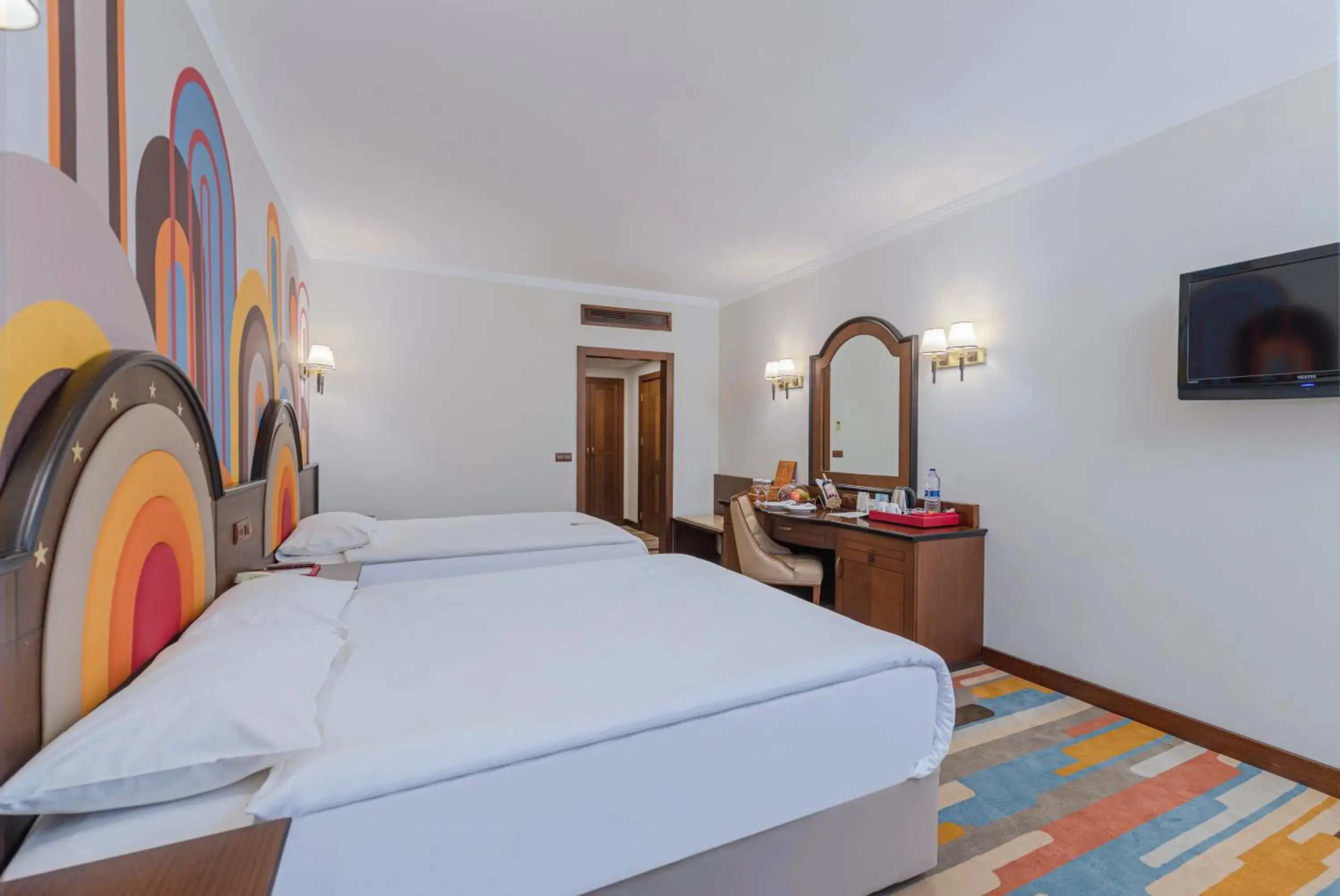 Bedroom, Bed in Megasaray Westbeach Antalya - All Inclusive