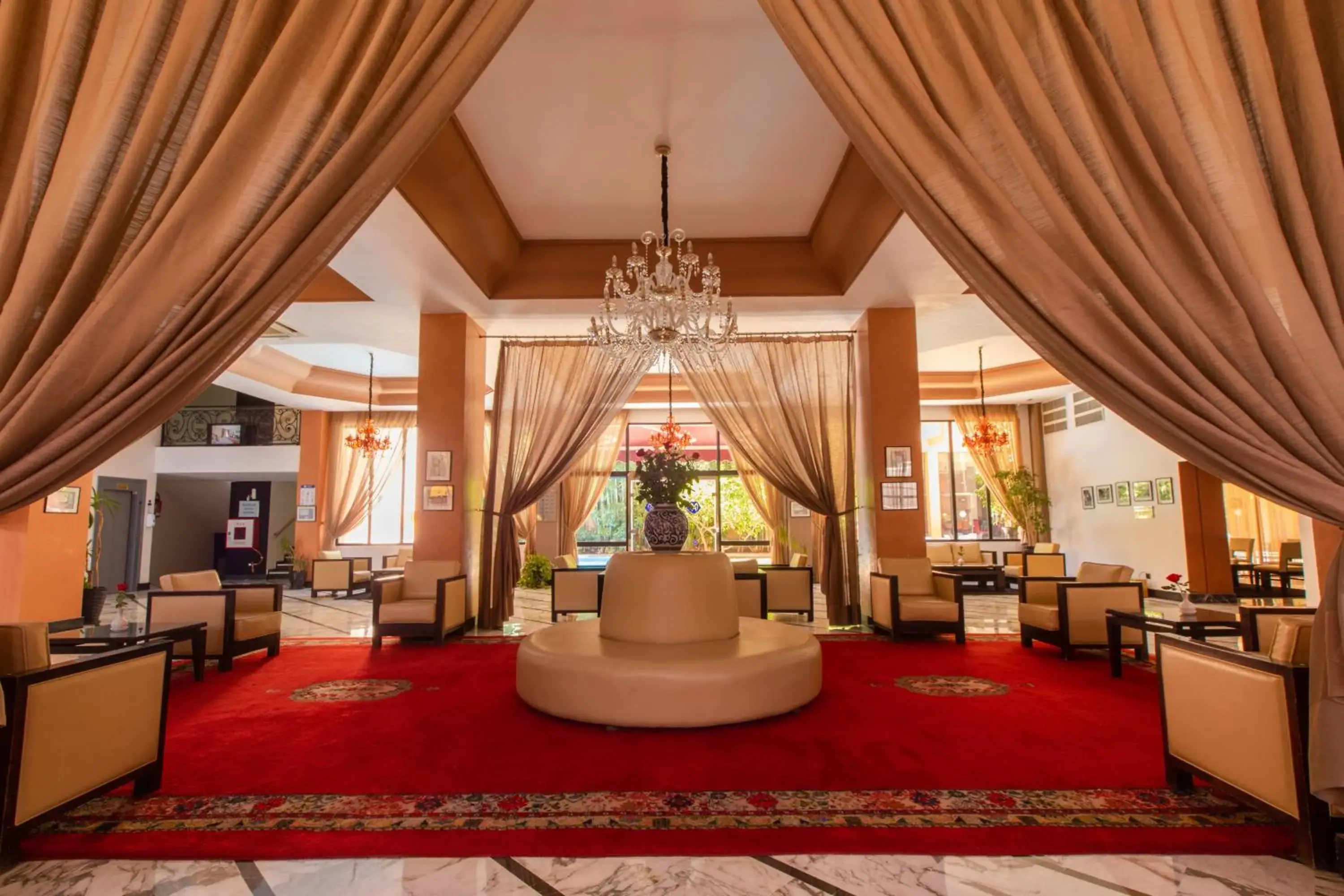 Lobby or reception in Hotel Meriem Marrakech Lobby or reception in Hotel Meriem Marrakech