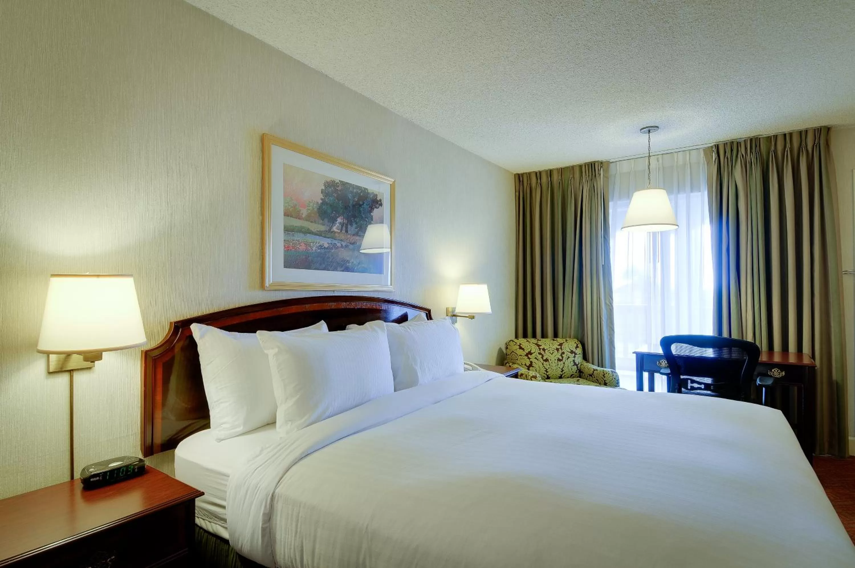 King Bed Bay View Room in Vagabond Inn Executive SFO