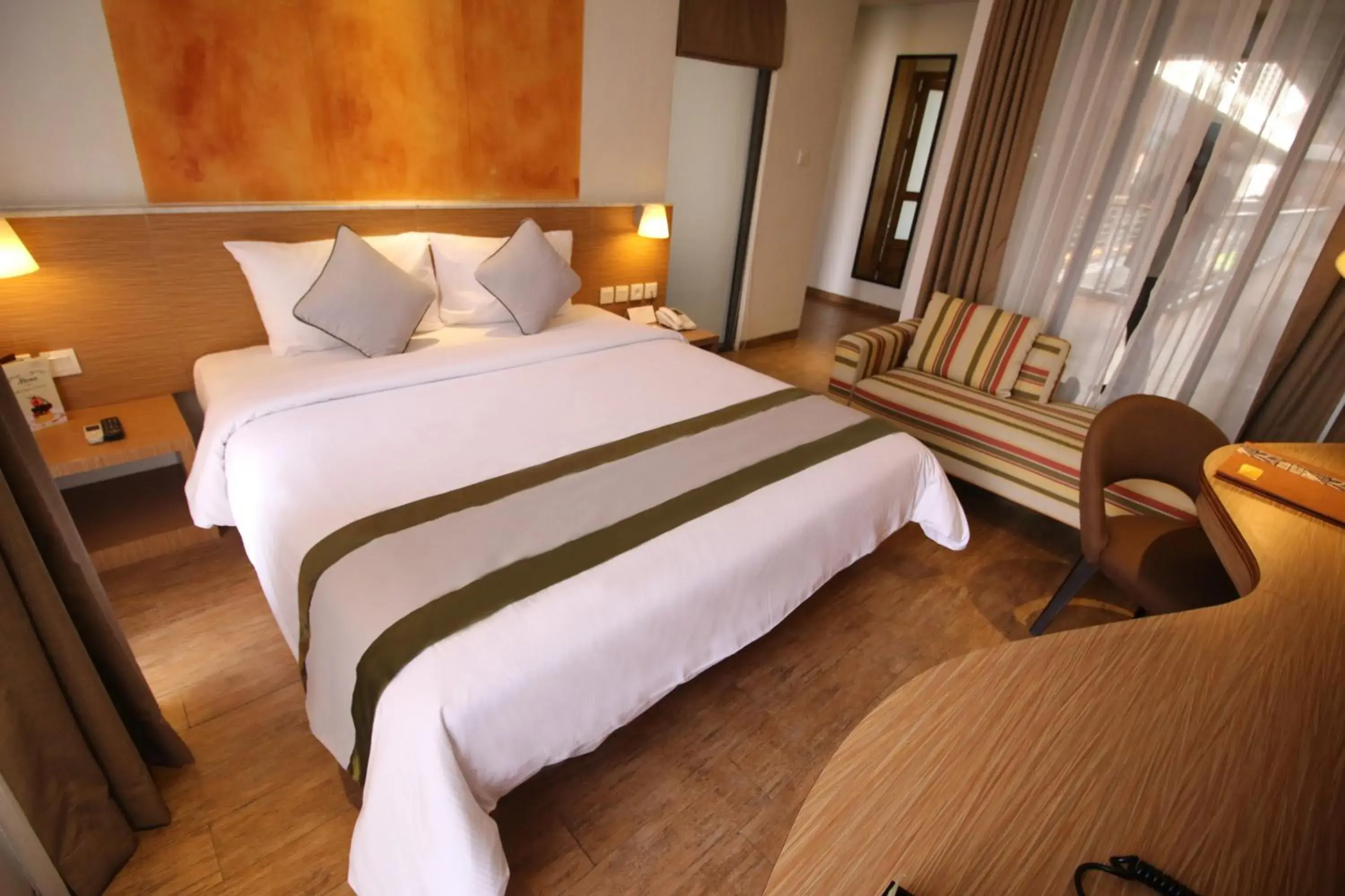 Bed in Liberta Hotel Jimbaran
