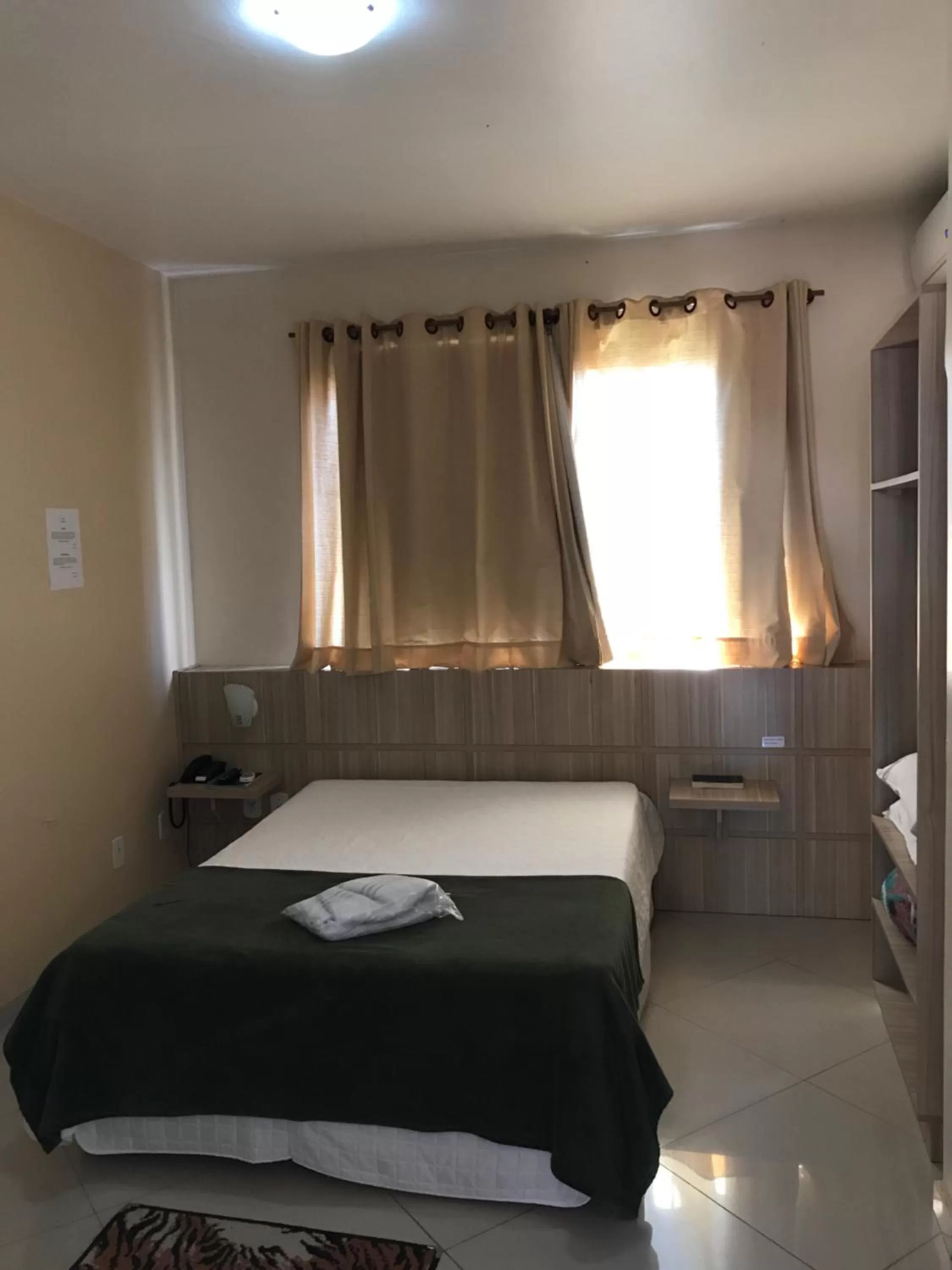 Bed in Hotel Texacao do Cavera