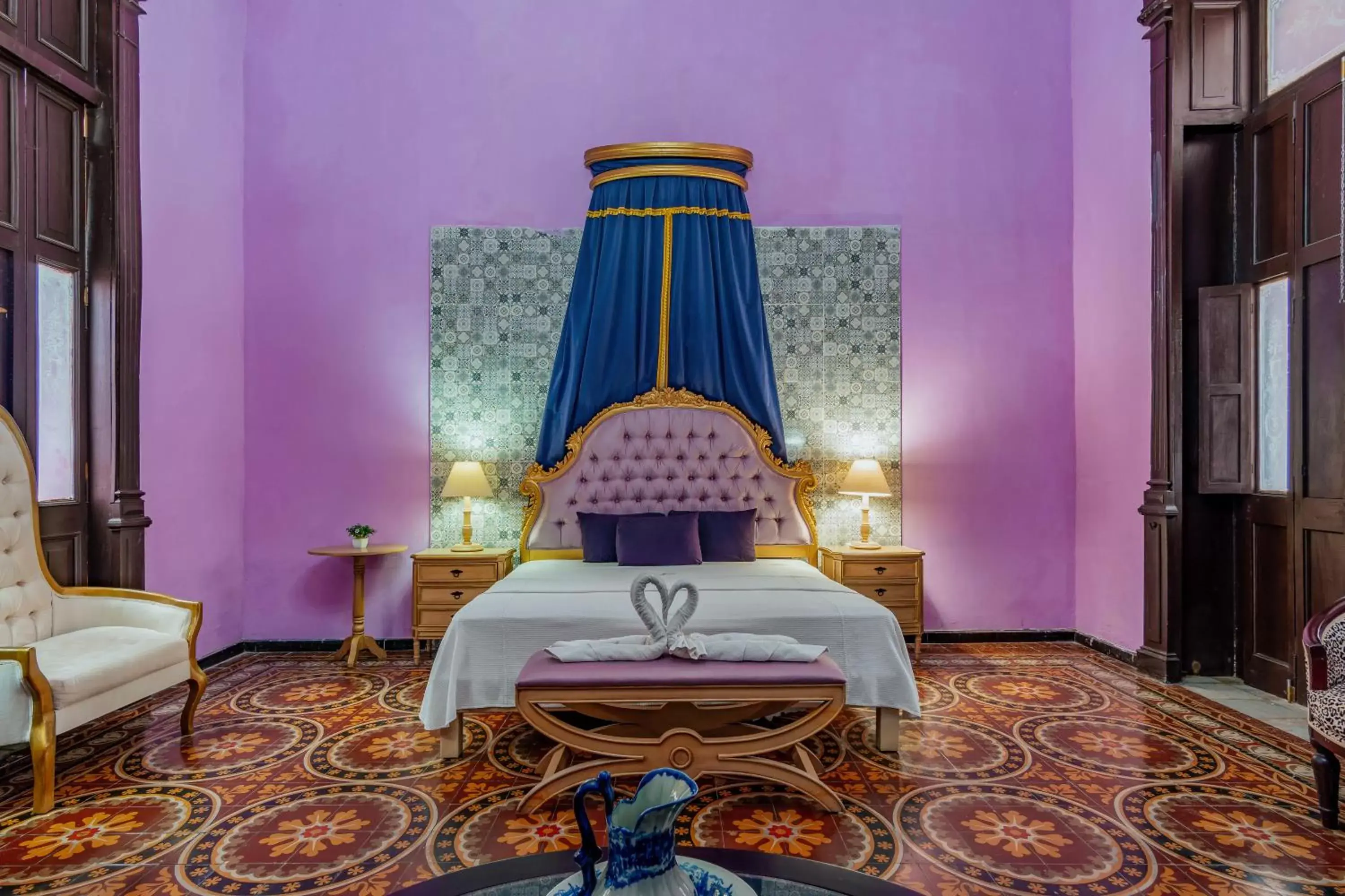 Bedroom, Bed in Hotel Lavanda CAS