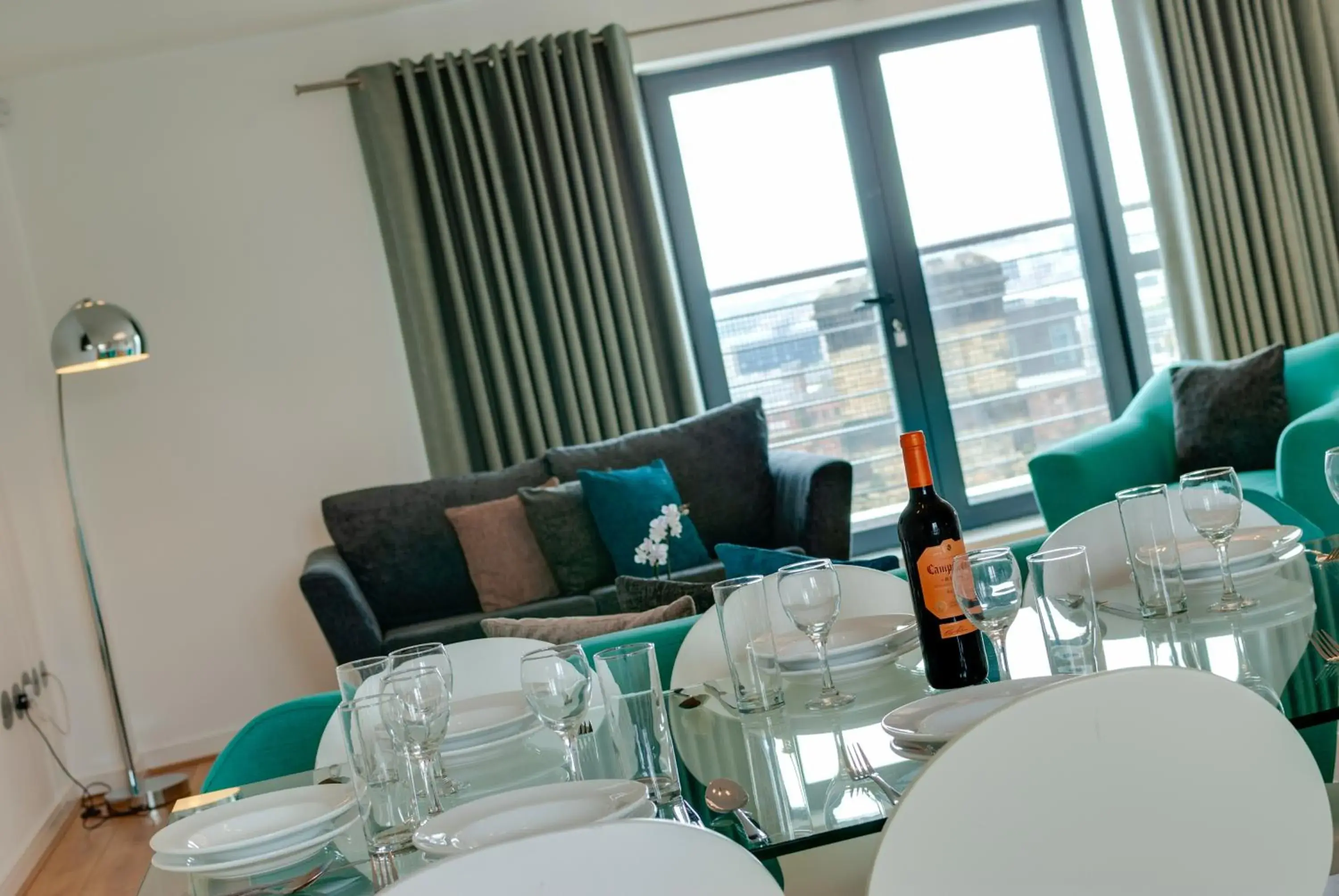 Dining area in Base Serviced Apartments - Duke Street