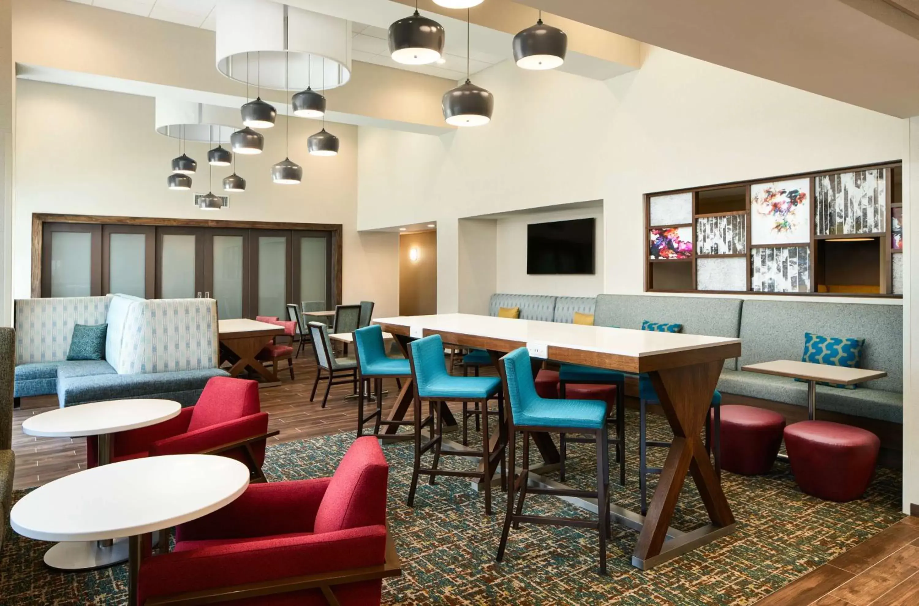 Lobby or reception, Restaurant/Places to Eat in Hampton Inn Clewiston