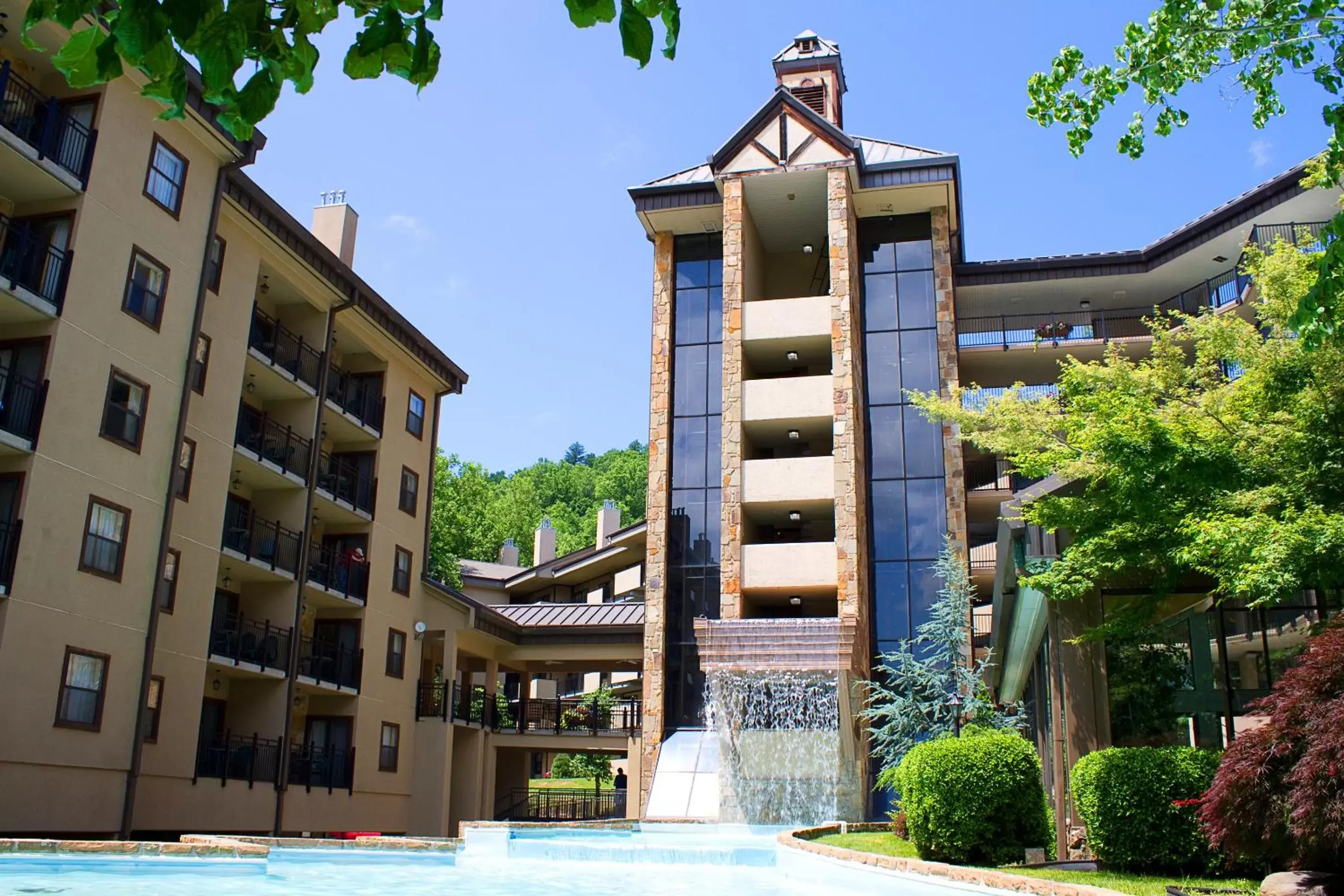Property Building in Gatlinburg Town Square by Exploria Resorts