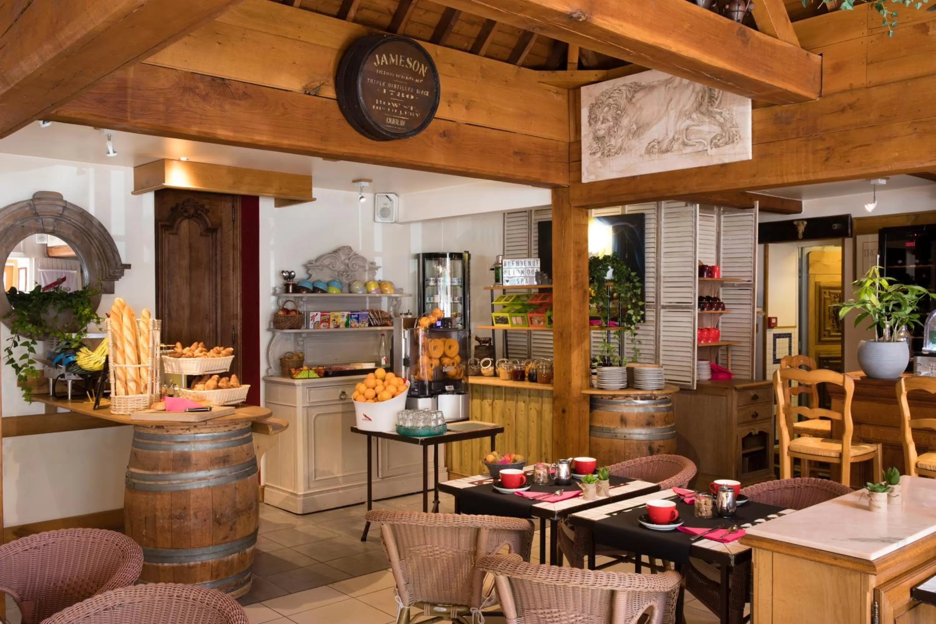 Area and facilities in Hotel et Spa Le Lion d'Or