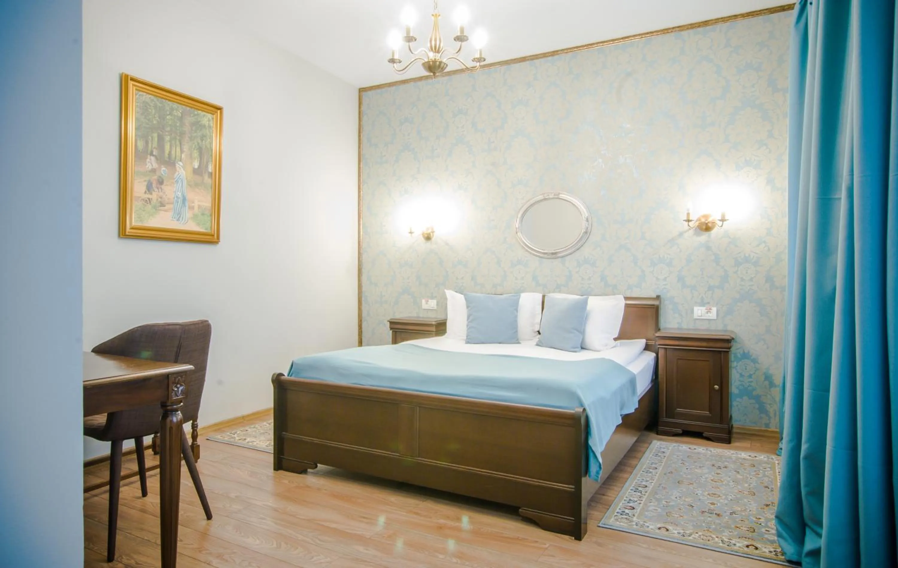 Bedroom, Bed in Safrano Palace