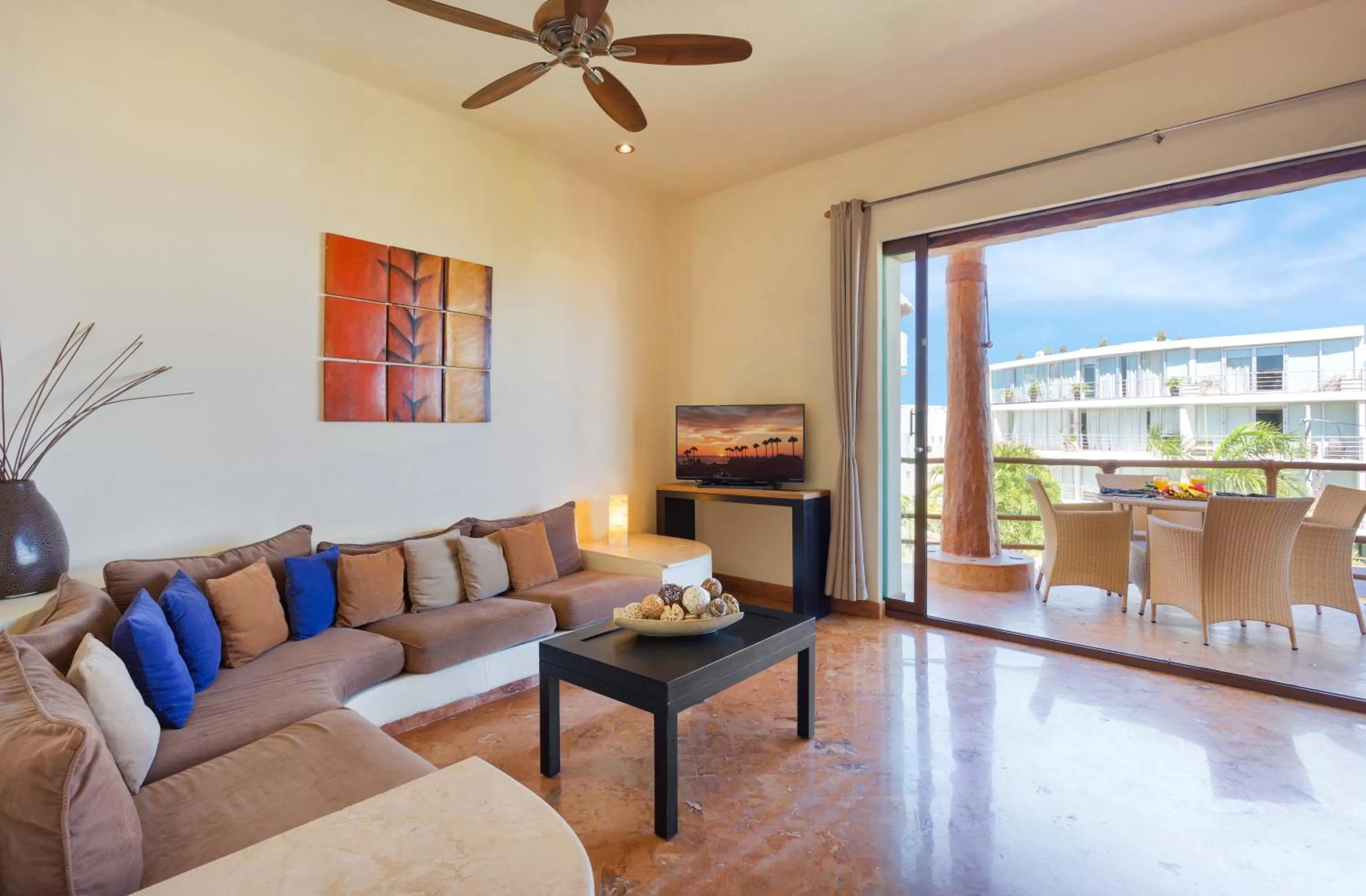 Living room in Porto Playa Condo Hotel and Beach Club