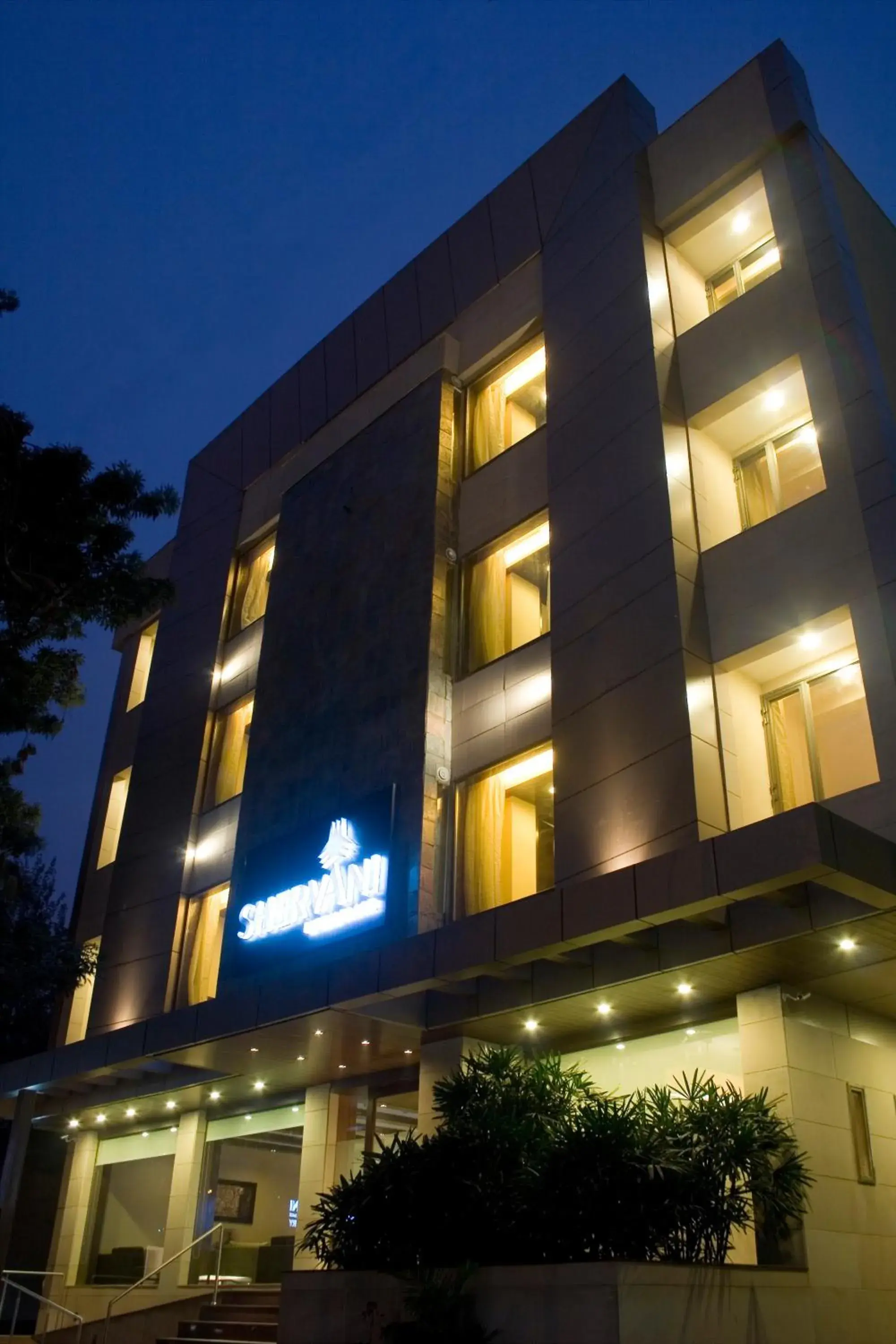 Facade/entrance, Property Building in Shervani Hotel Nehru Place