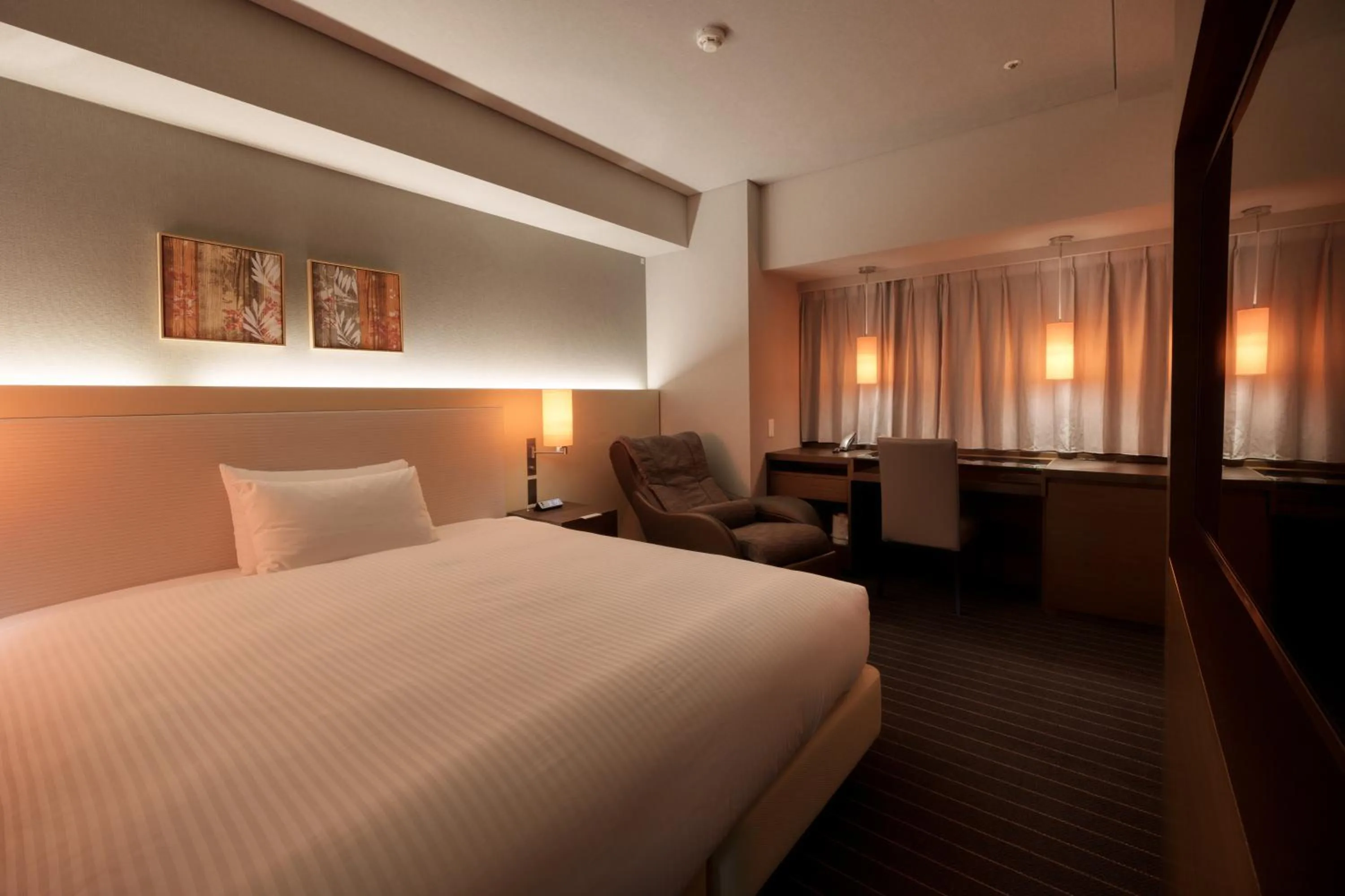 Bed in Hotel Forza Oita