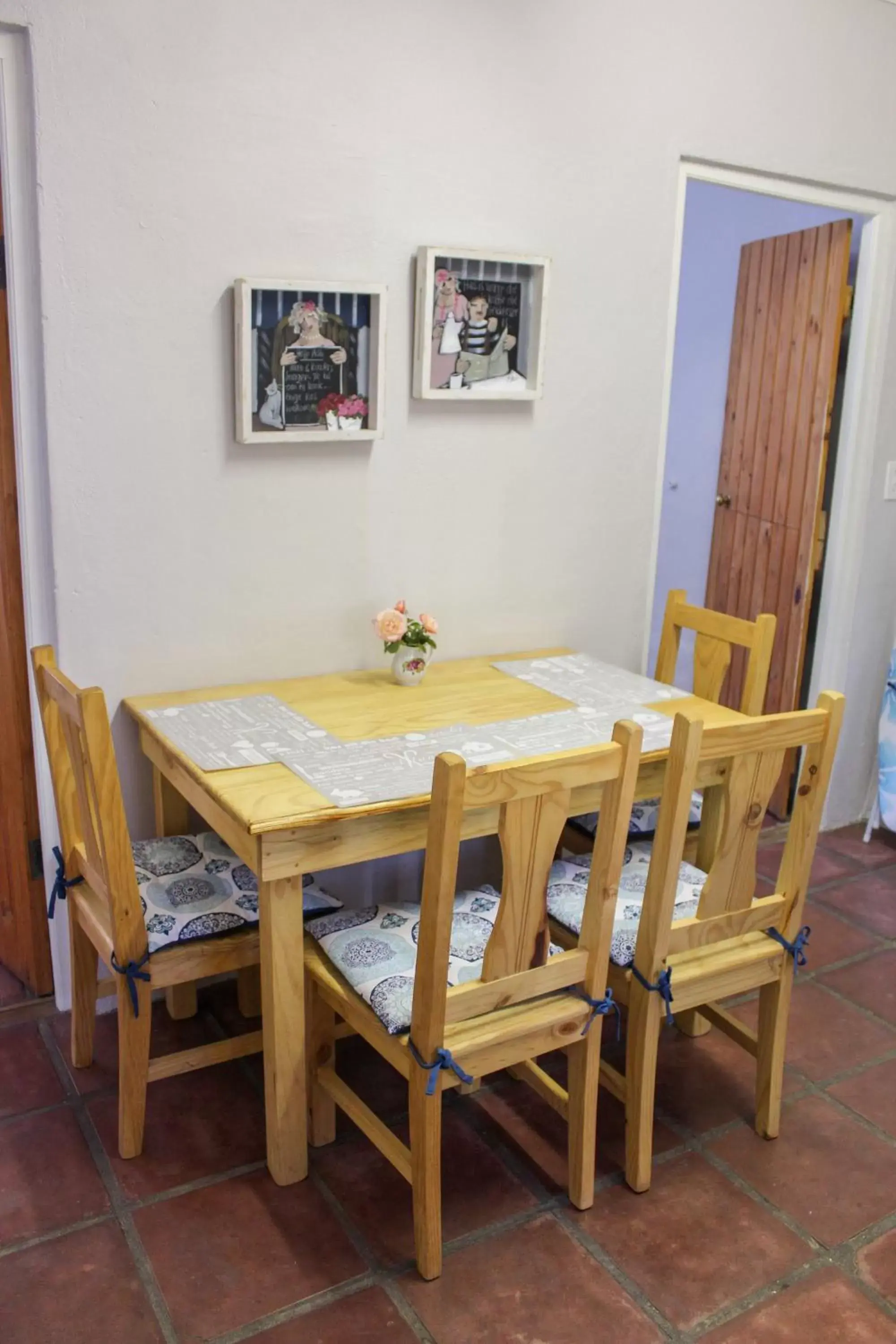 Dining Area in Carmel Villa B&B or Self-Catering