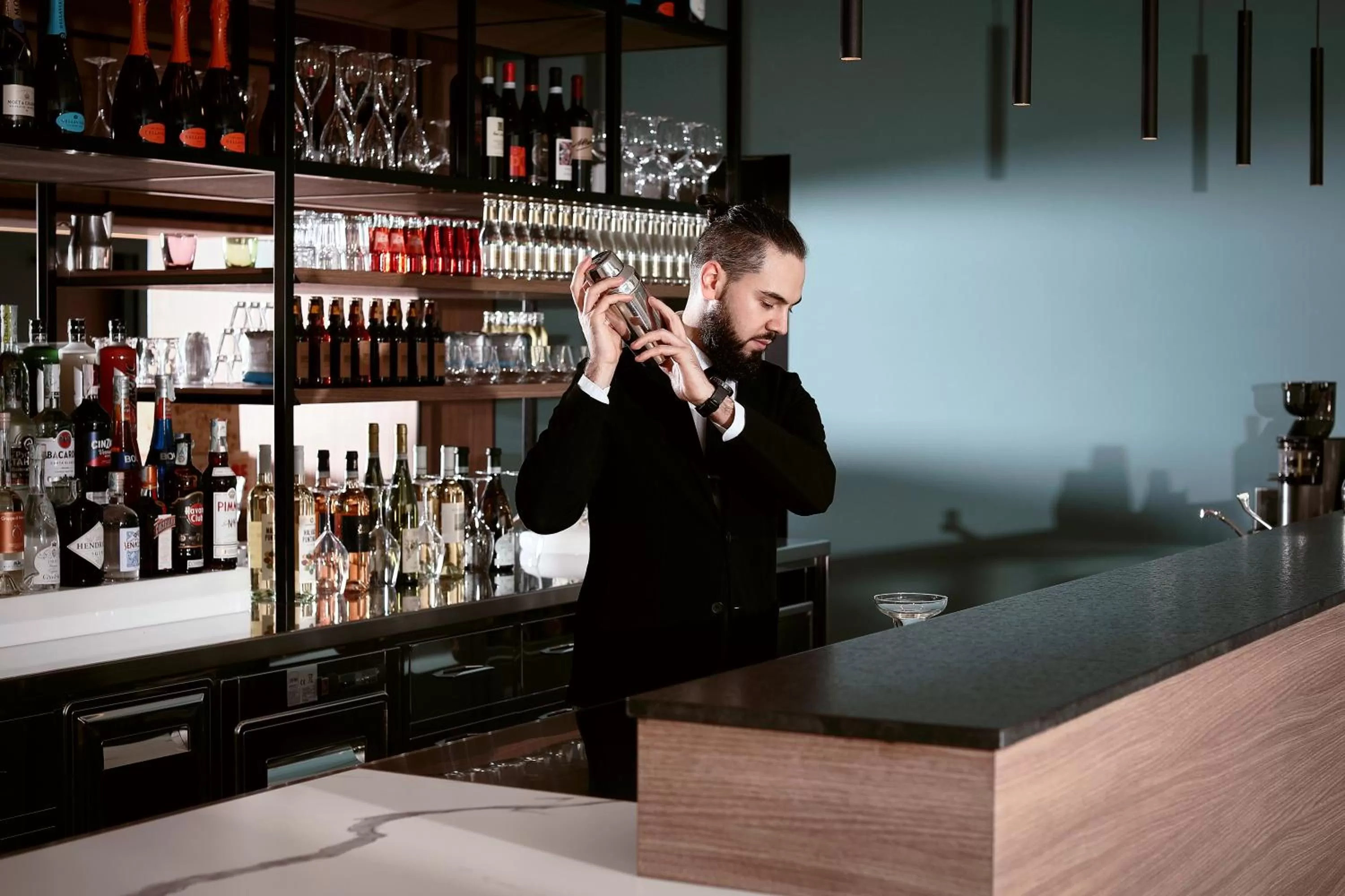 Lounge or bar in Hotel Veronesi La Torre