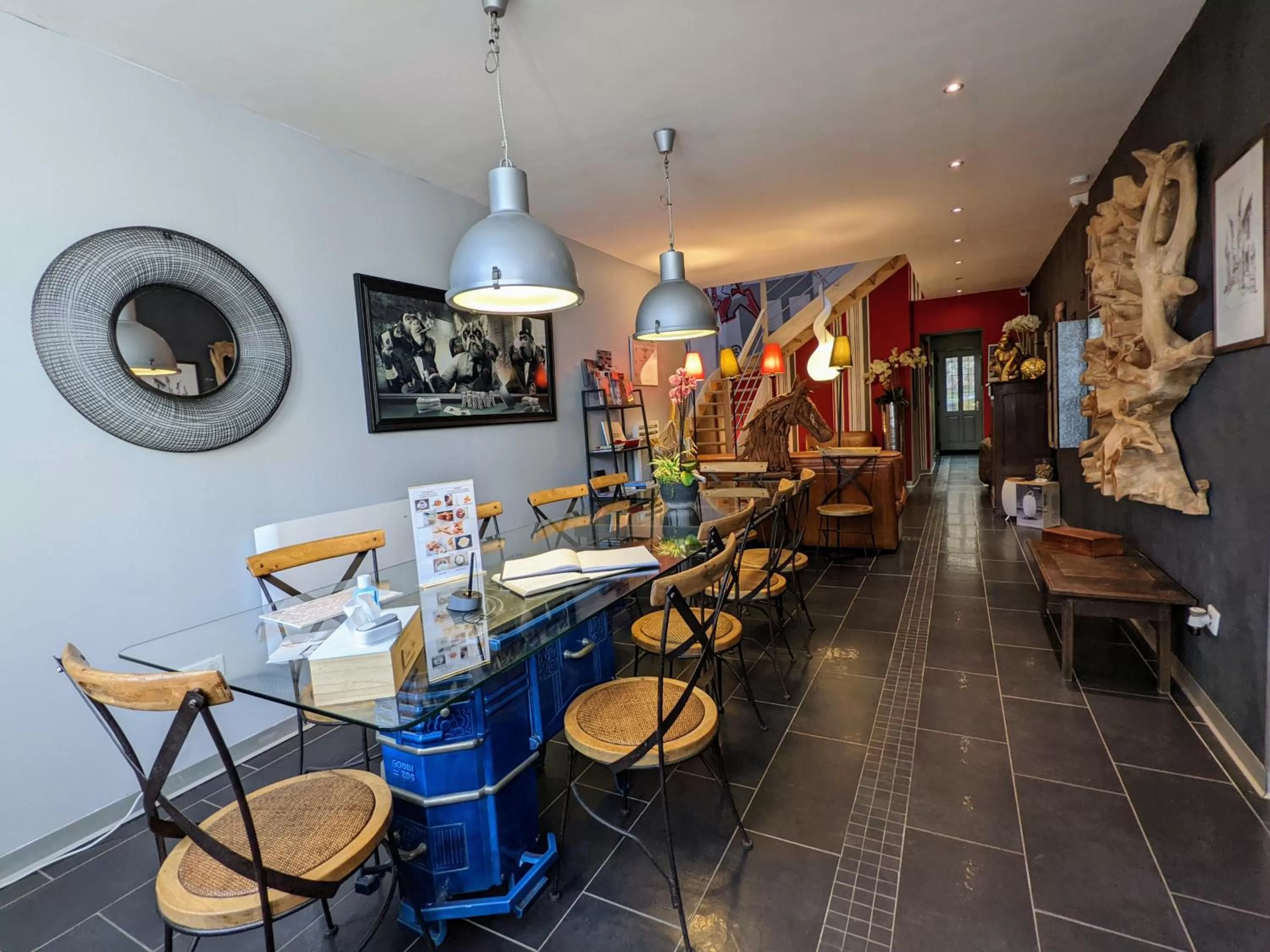 Lobby or reception in Chambres d'Hôtes La Filature