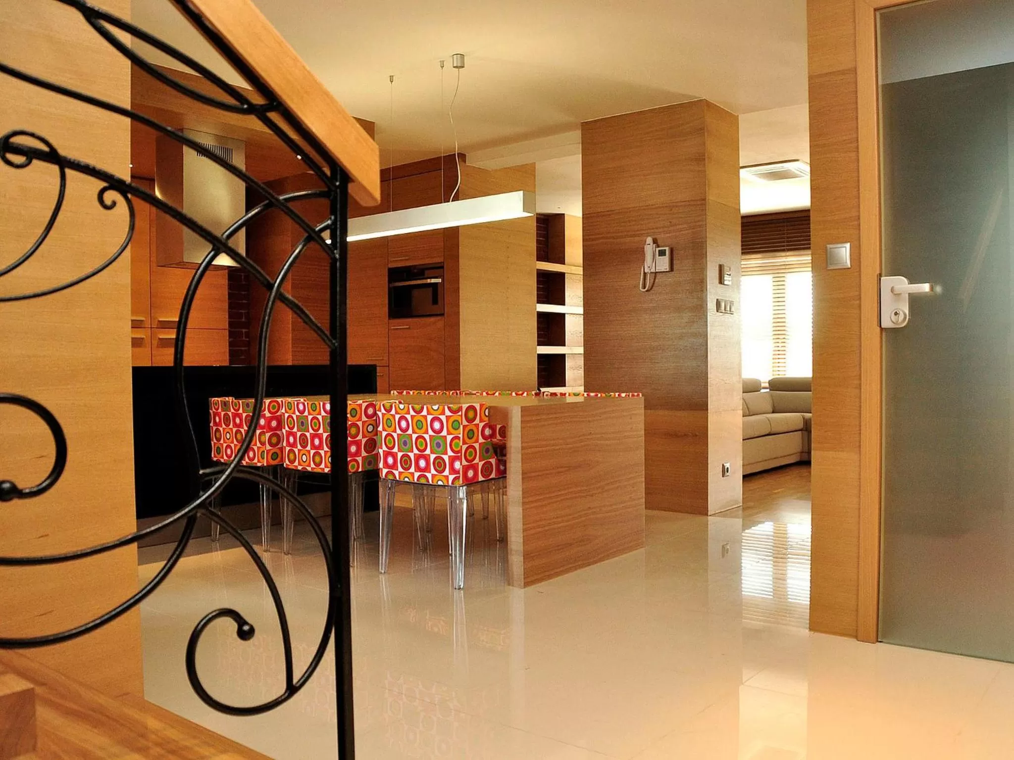 Living room in SleepWalker Boutique Suites