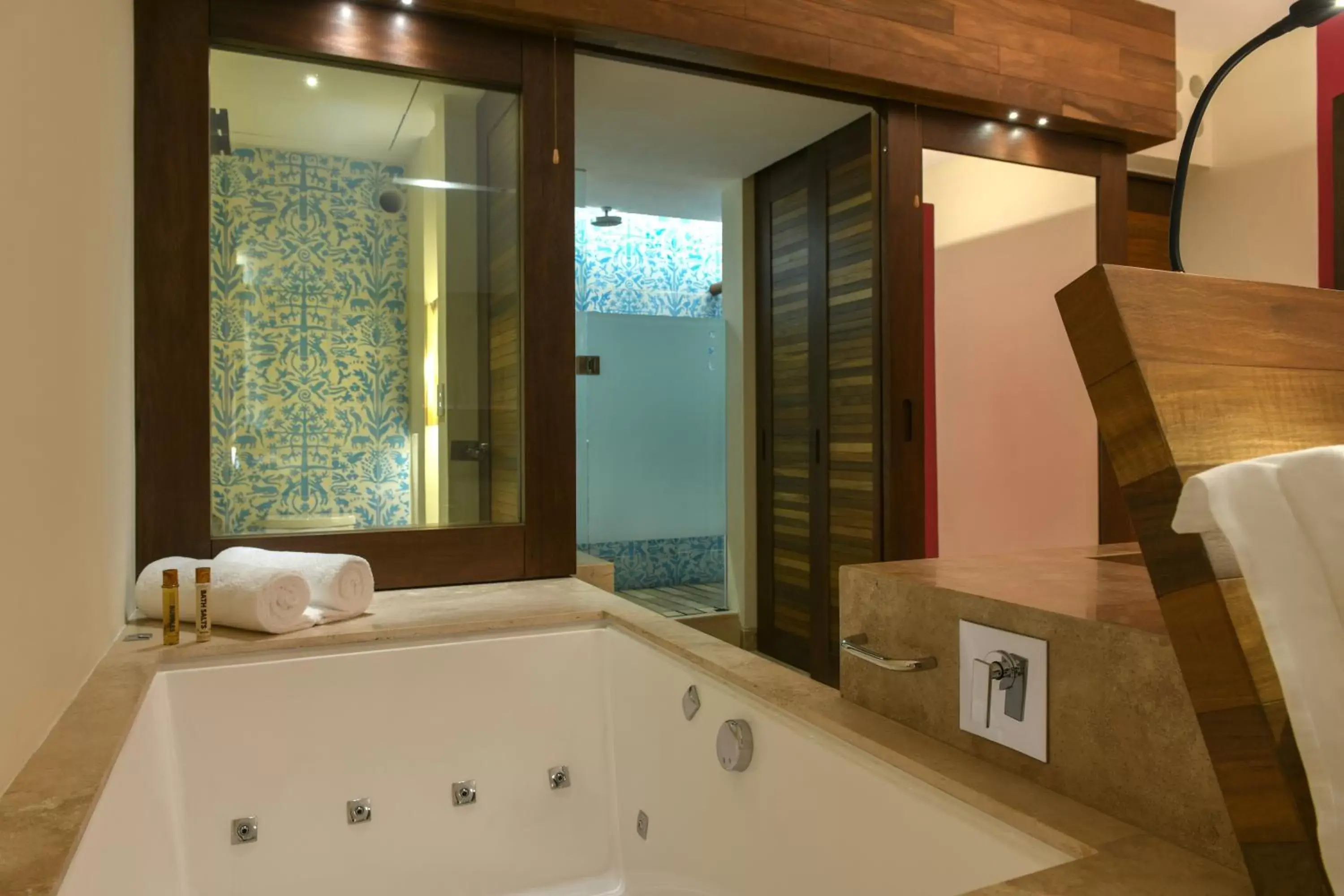 Shower, Bathroom in Hotel Xcaret Mexico All Parks All Fun Inclusive