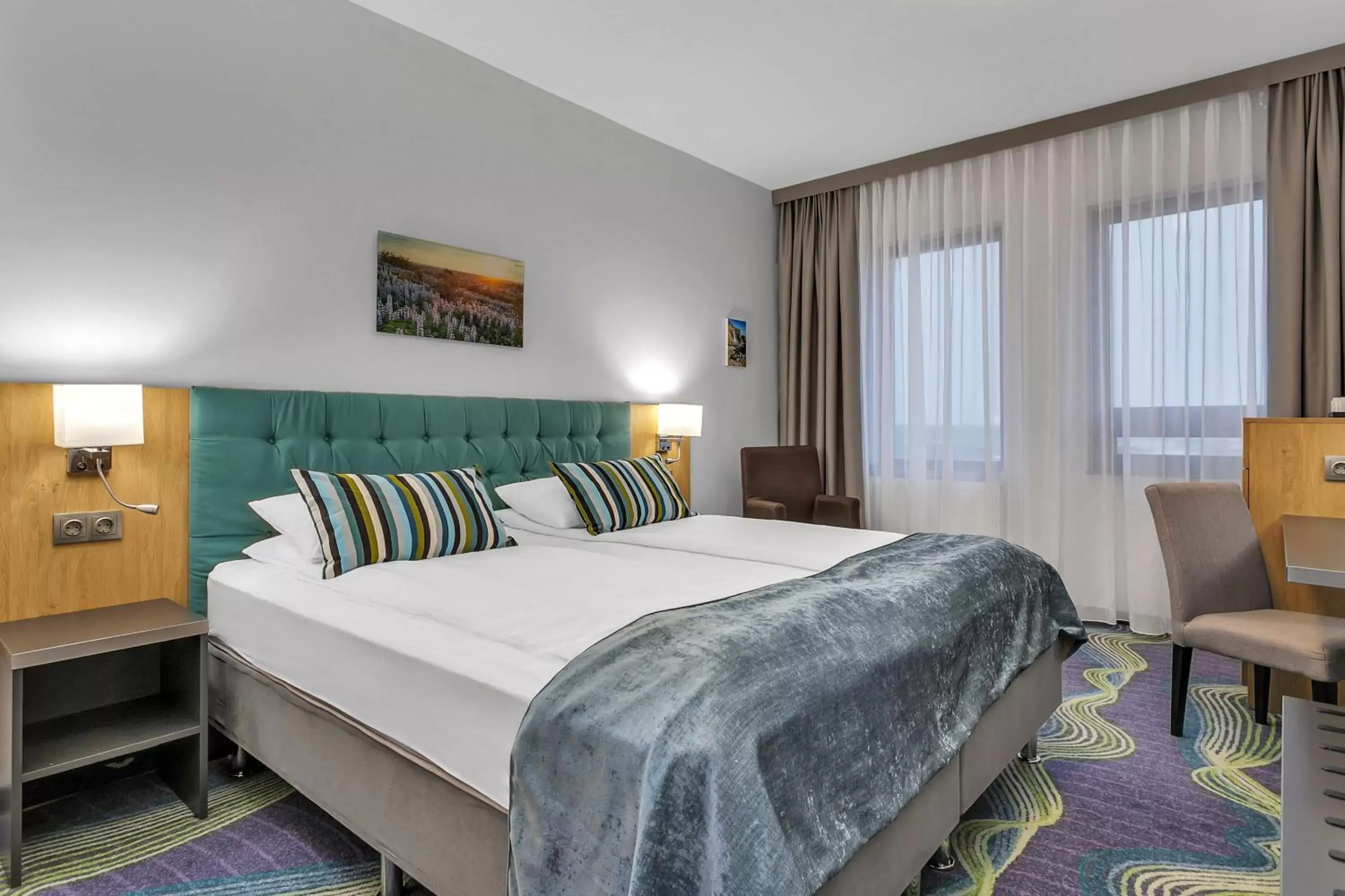 Bed in Aurora Hotel at Reykjavik-Keflavik Airport Terminal KEF Bed in Aurora Hotel at Reykjavik-Keflavik Airport Terminal KEF