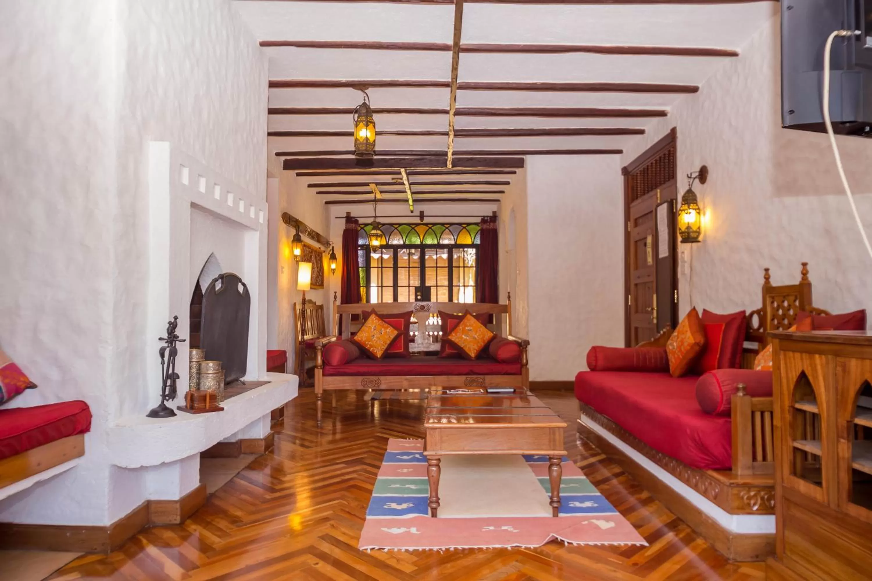 Living room in The King Post