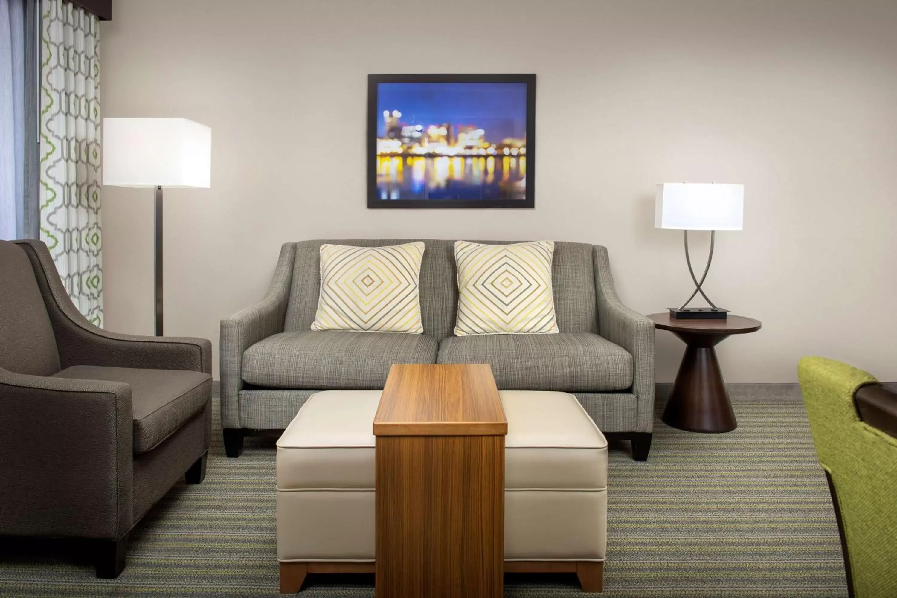 Living room, Seating Area in Homewood Suites Hillsboro Beaverton