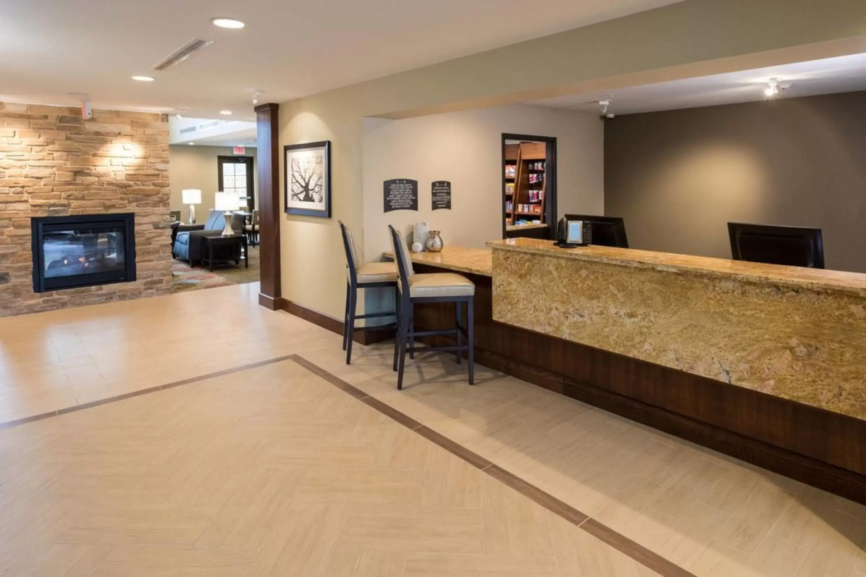 Property building, Lobby/Reception in Staybridge Suites Omaha West, an IHG Hotel