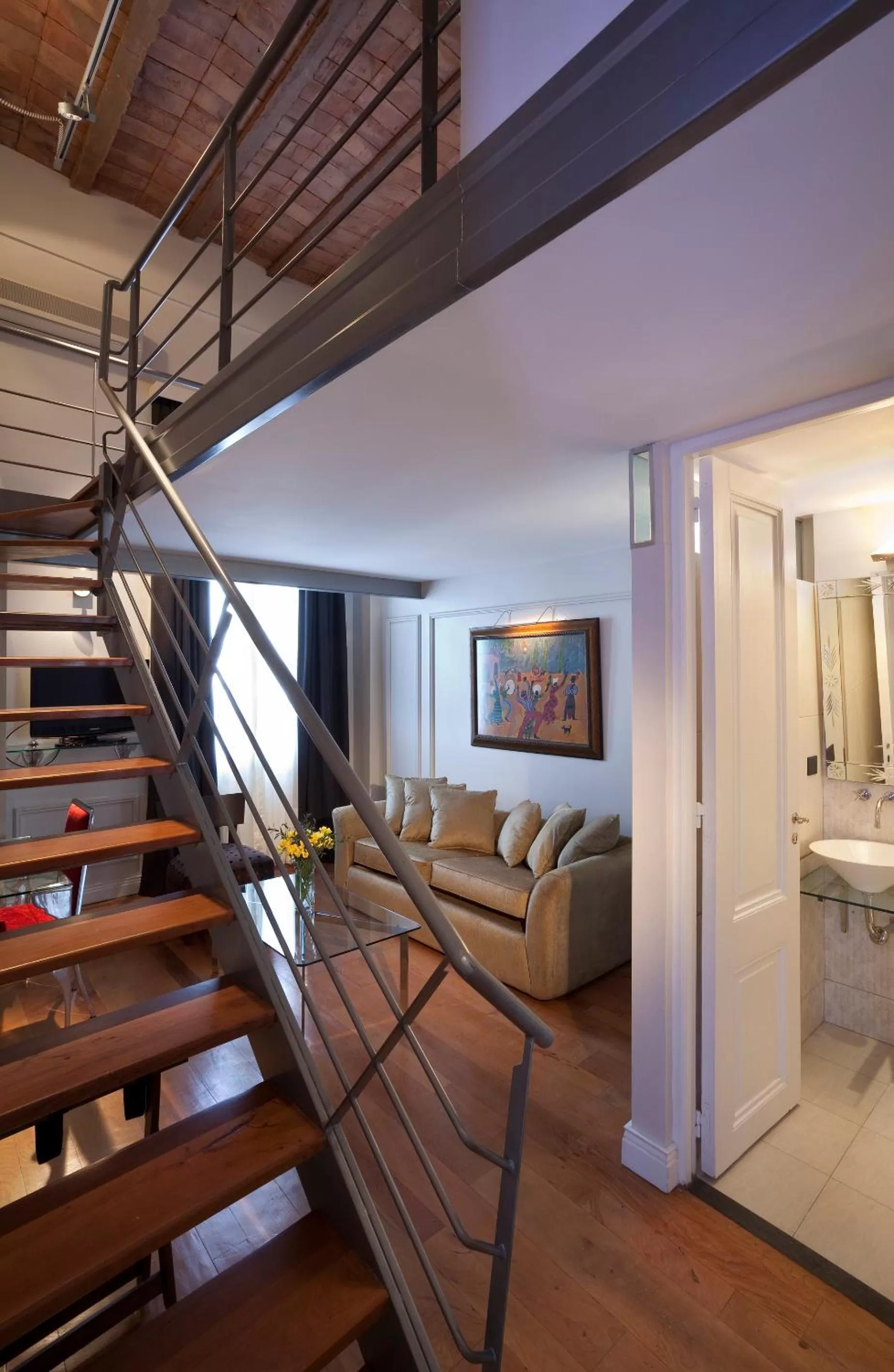 Living room in San Telmo Suites