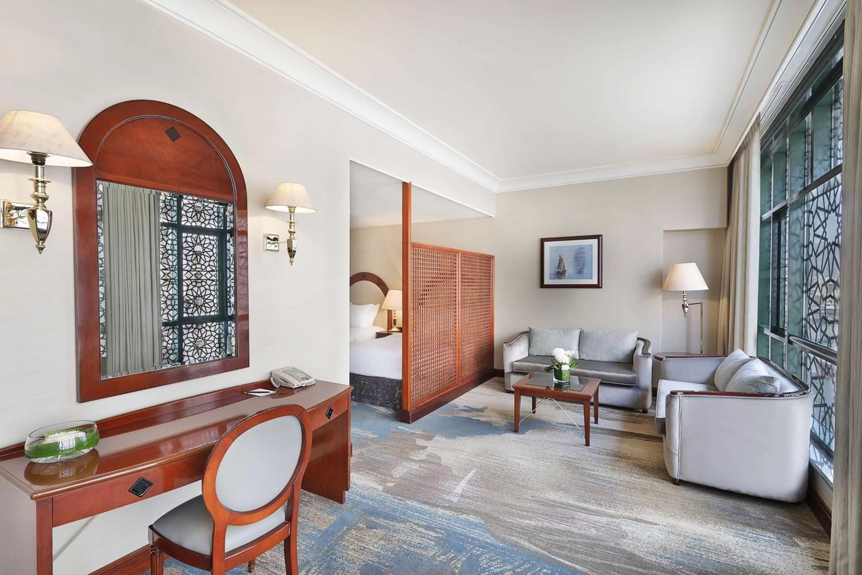 Bed in Madinah Hilton Hotel