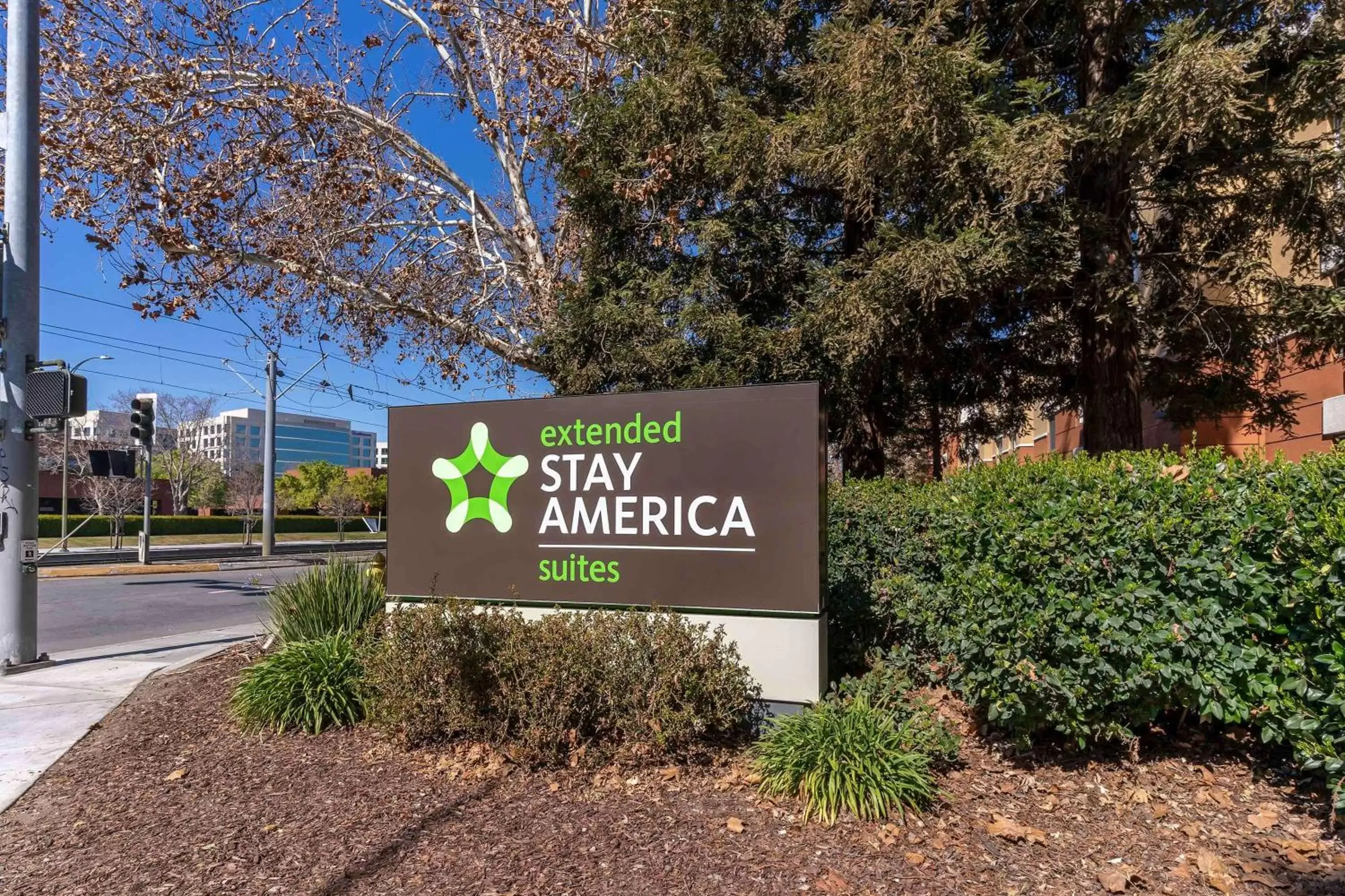 Property building, Property Logo/Sign in Extended Stay America Suites - San Jose - Downtown