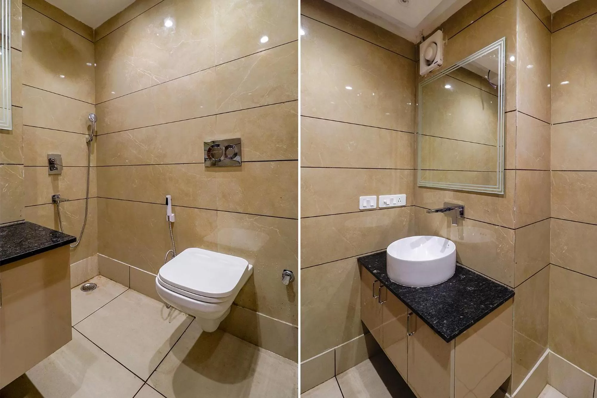 Bathroom in FabHotel Pitampura