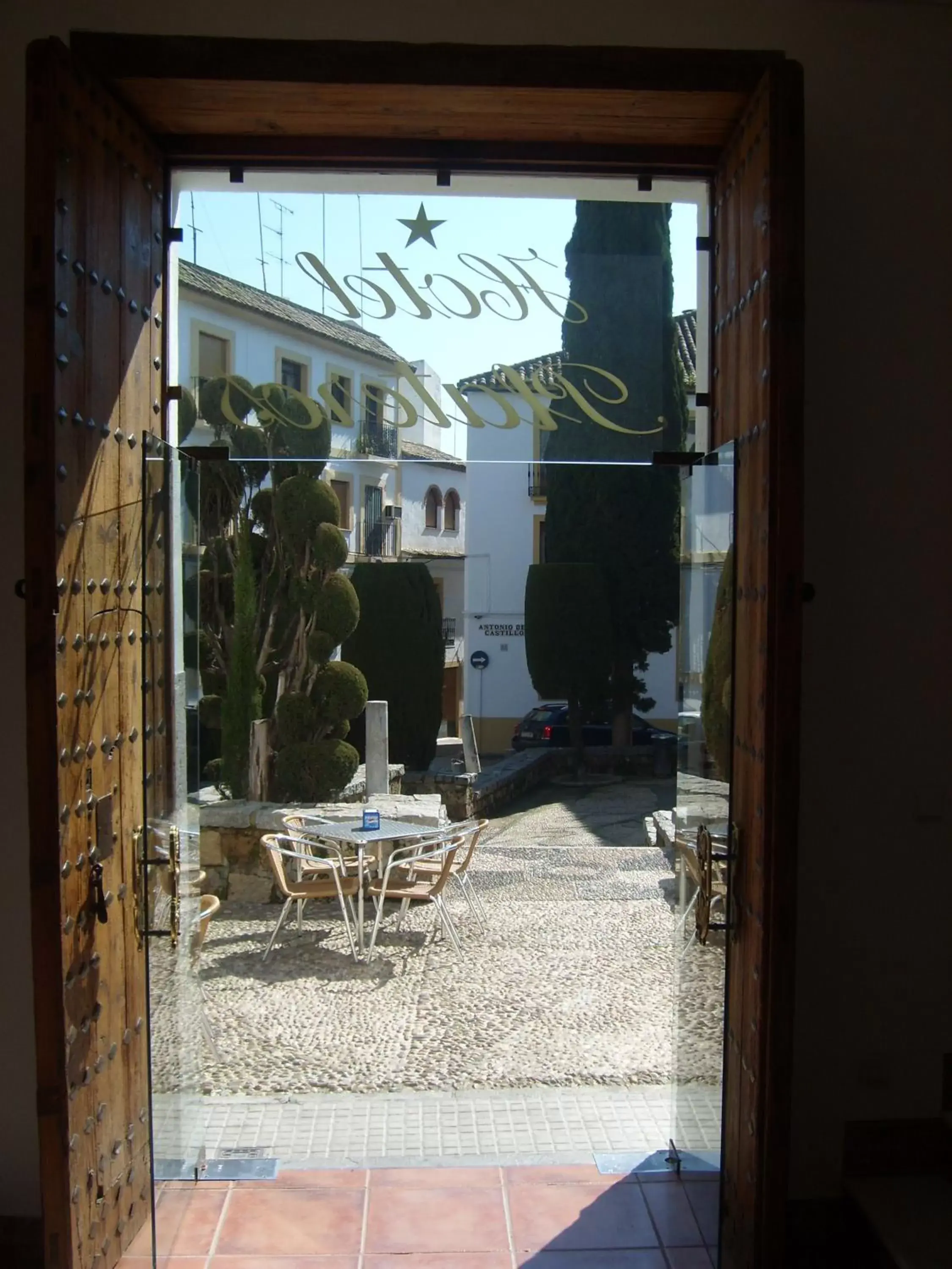 Facade/entrance in Hotel Plateros